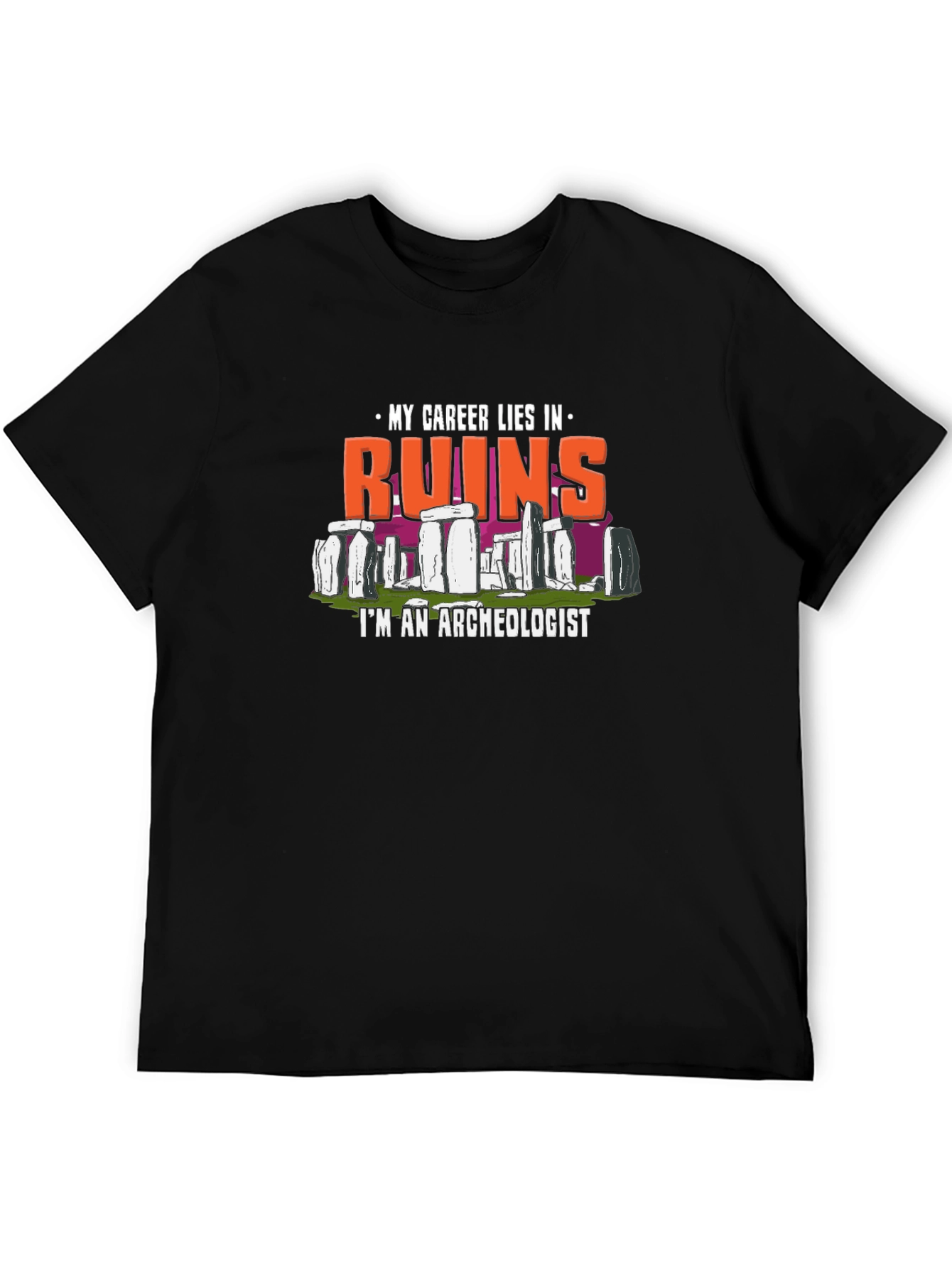 Ruins Archeologist Graphic T-Shirt