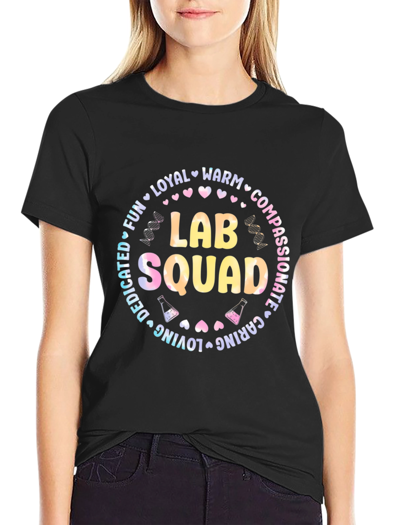 Lab Squad T-Shirt - Dedicated Caring and Fun!