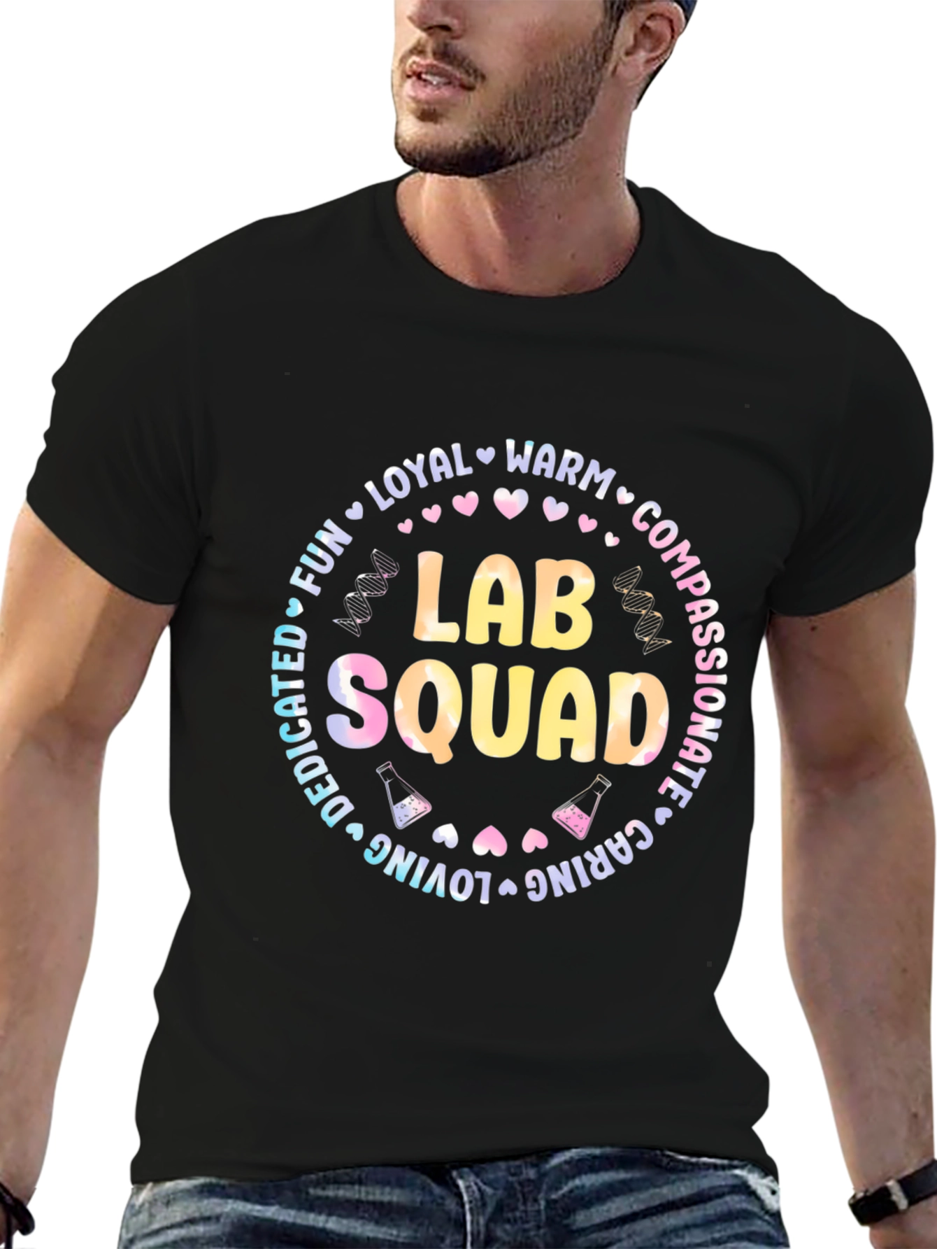 Lab Squad T-Shirt - Dedicated Caring and Fun!