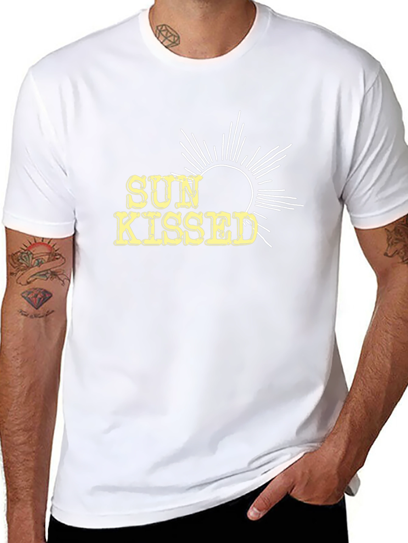 Sun Kissed Graphic Tee - Black