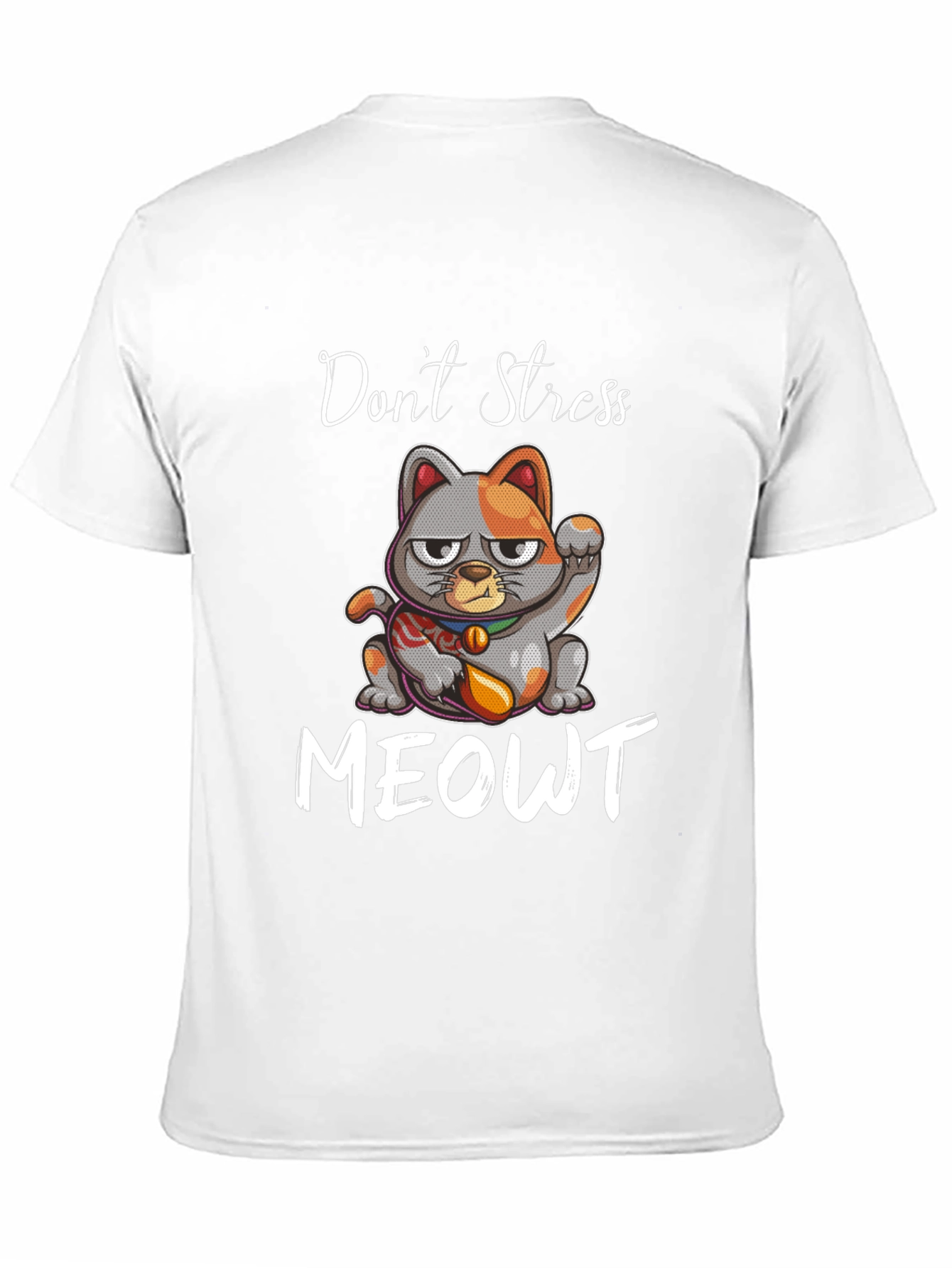 Dont Stress Meowt Graphic Tee - Cat Lovers T-Shirt