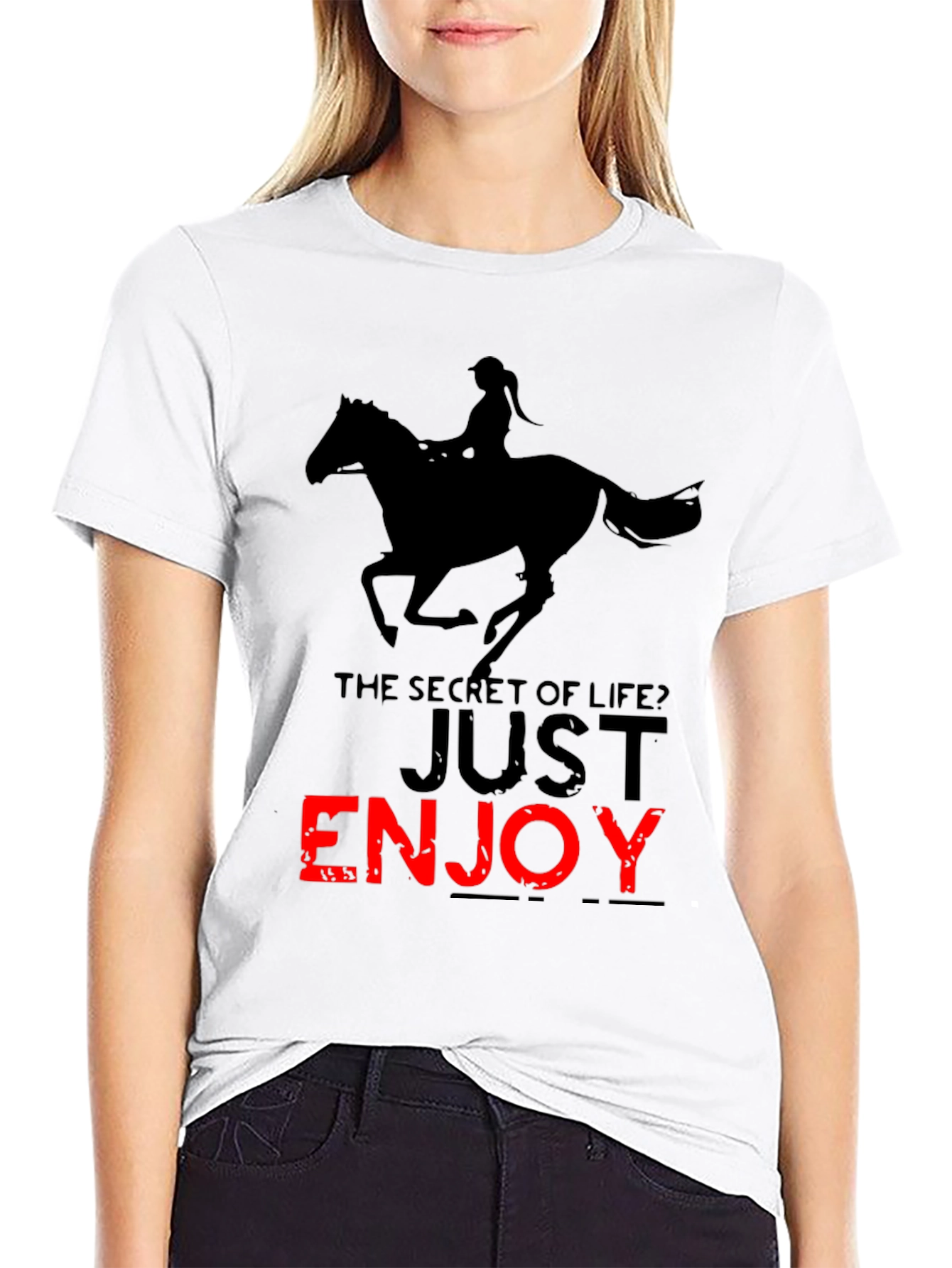Horse Riding T-Shirt - Enjoy Life!
