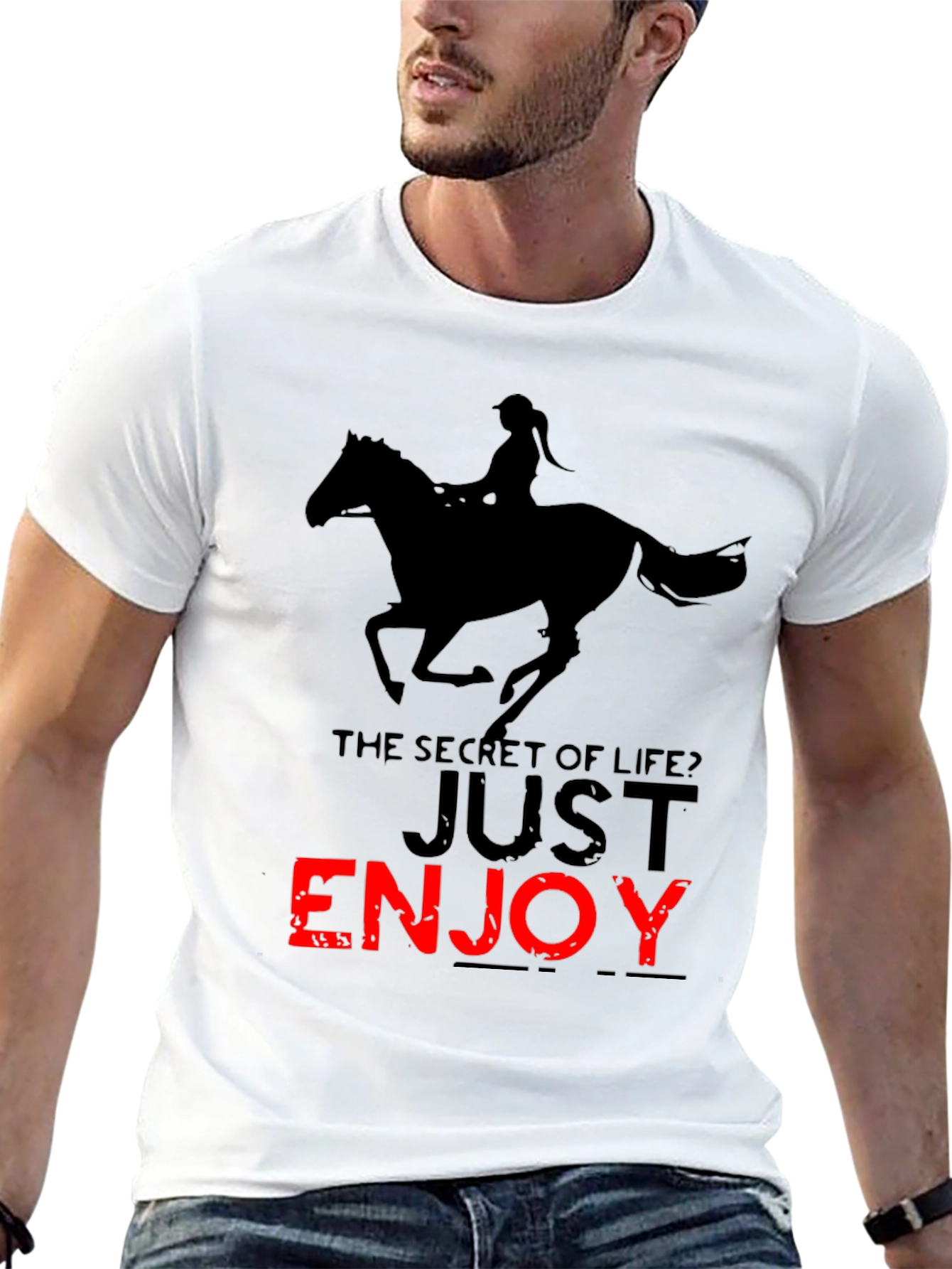 Horse Riding T-Shirt - Enjoy Life!