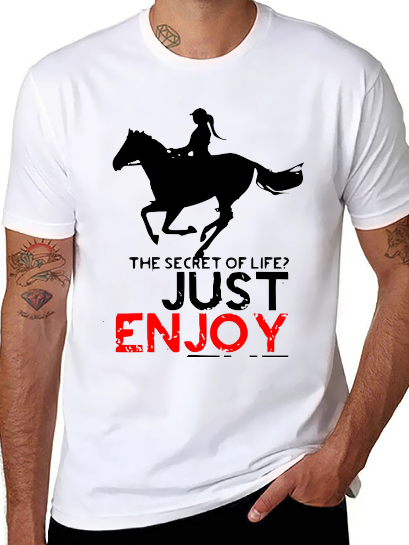 Horse Riding T-Shirt - Enjoy Life!