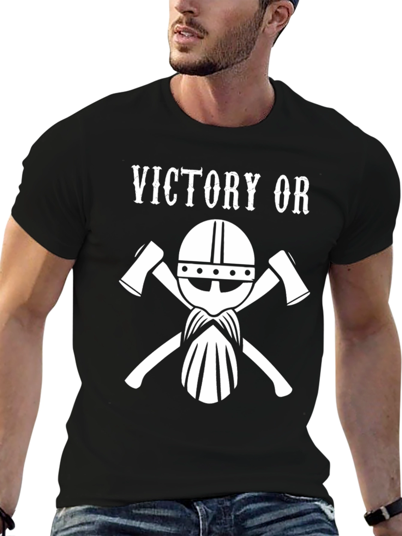 Victory or Valhalla Viking T-Shirt
