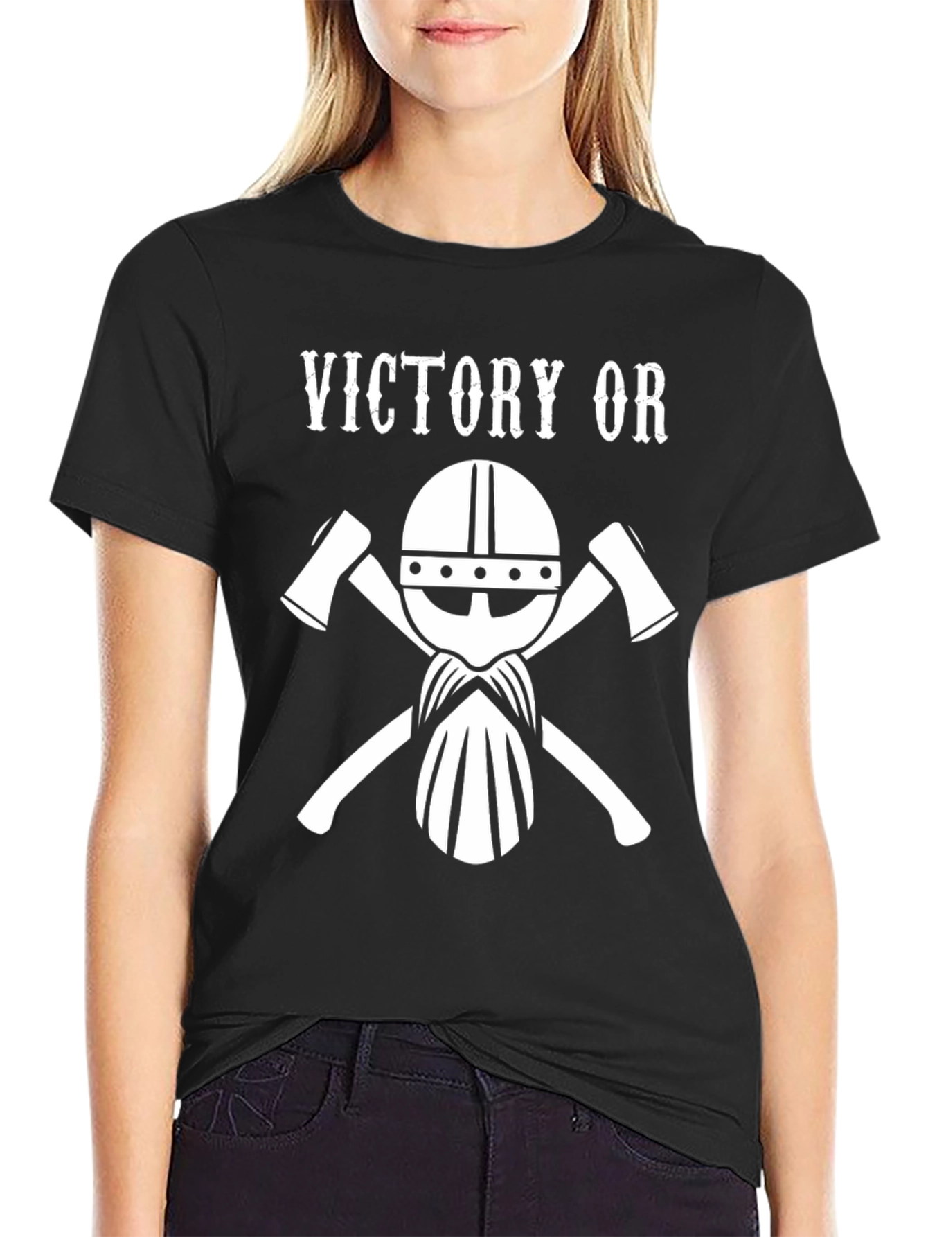 Victory or Valhalla Viking T-Shirt
