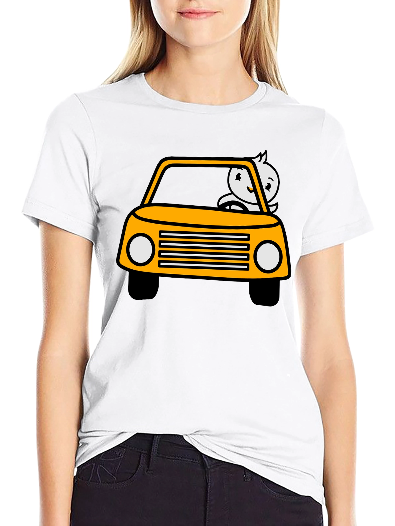 Cartoon Car T-Shirt - Funny Driver Tee