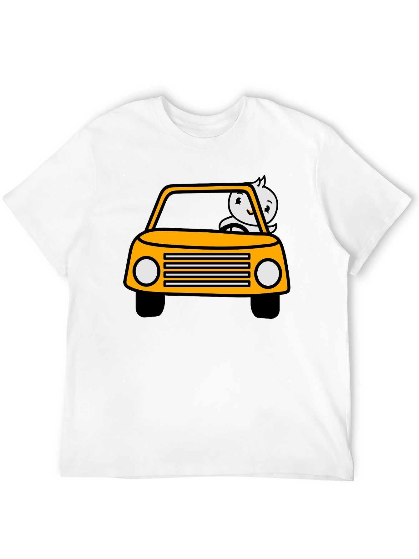 Cartoon Car T-Shirt - Funny Driver Tee