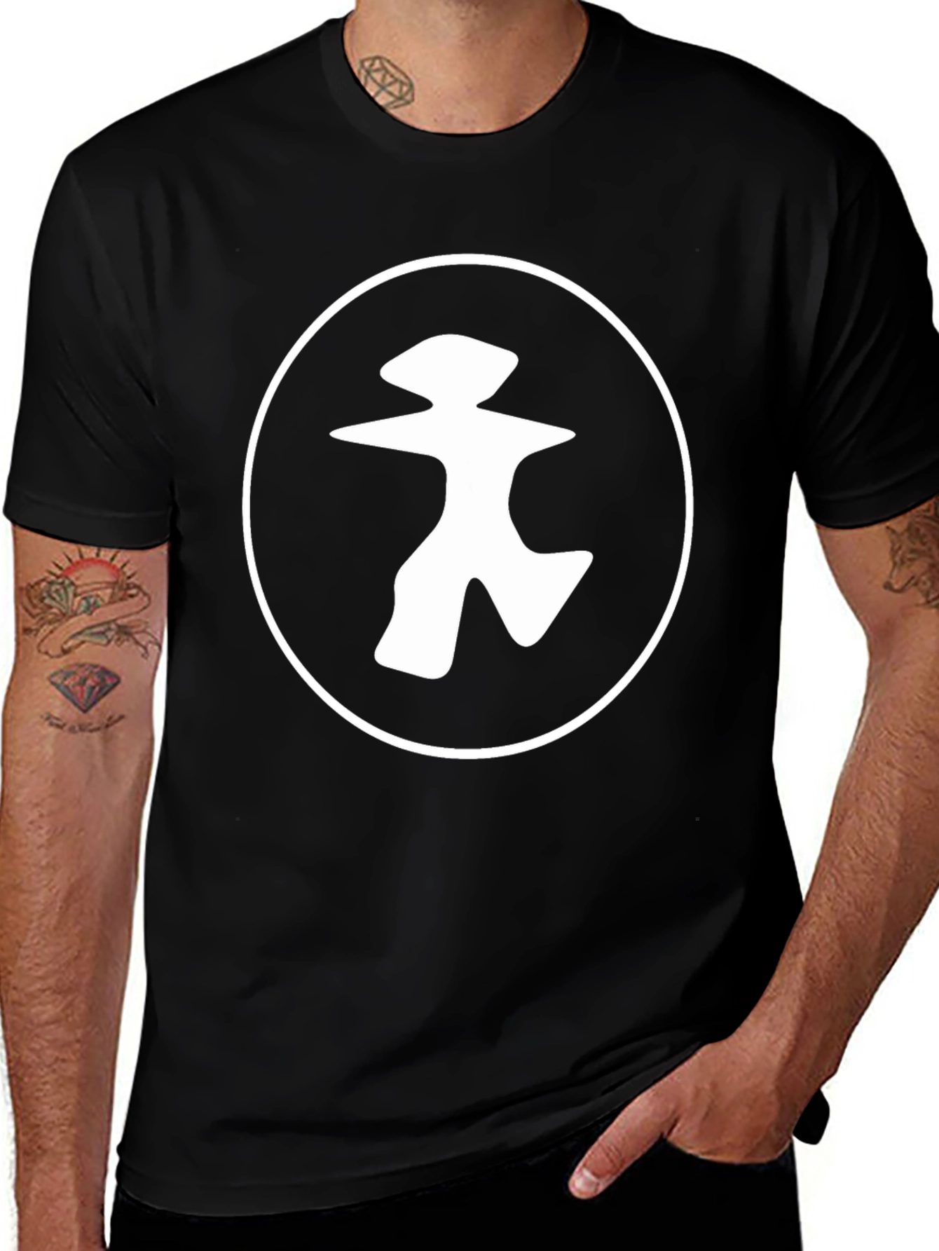 Symbol Graphic Black Tee