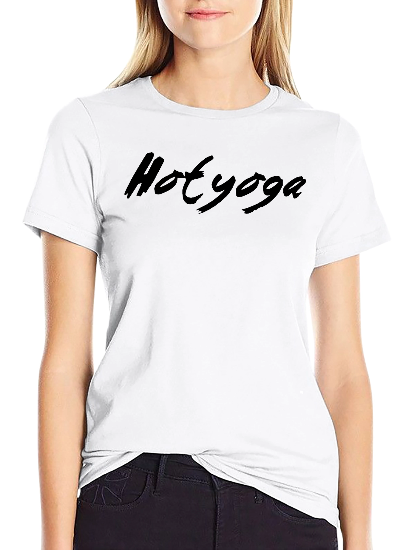 Hot Yoga Black T-Shirt for Men