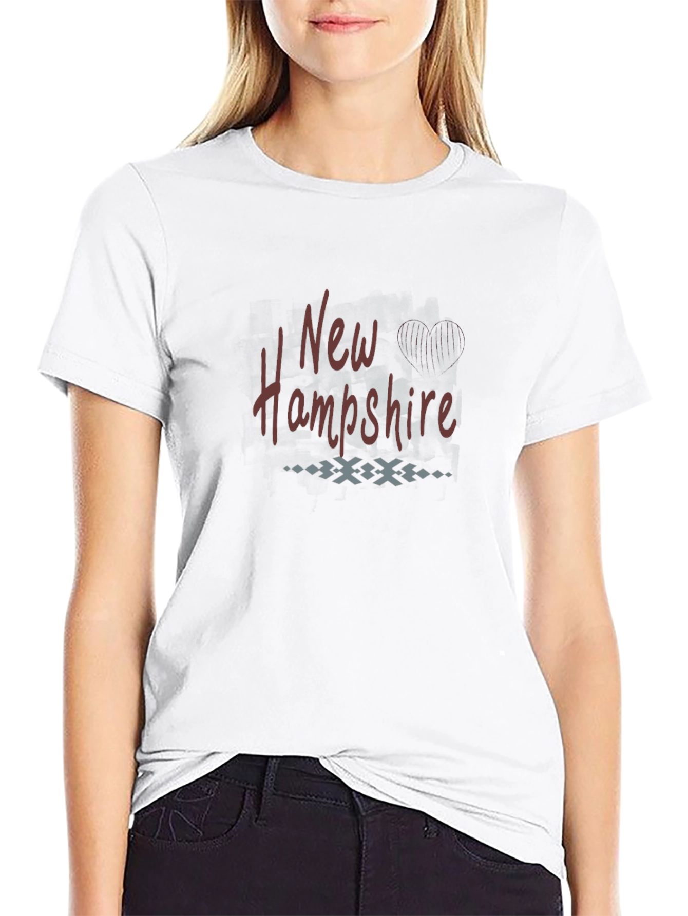 New Hampshire Graphic T-Shirt - Black