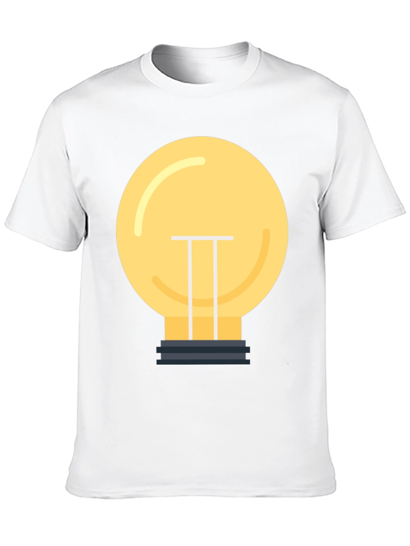 Idea Bulb Graphic T-Shirt - Think Bright!