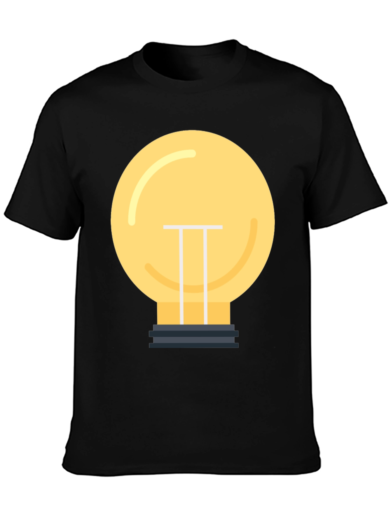 Idea Bulb Graphic T-Shirt - Think Bright!