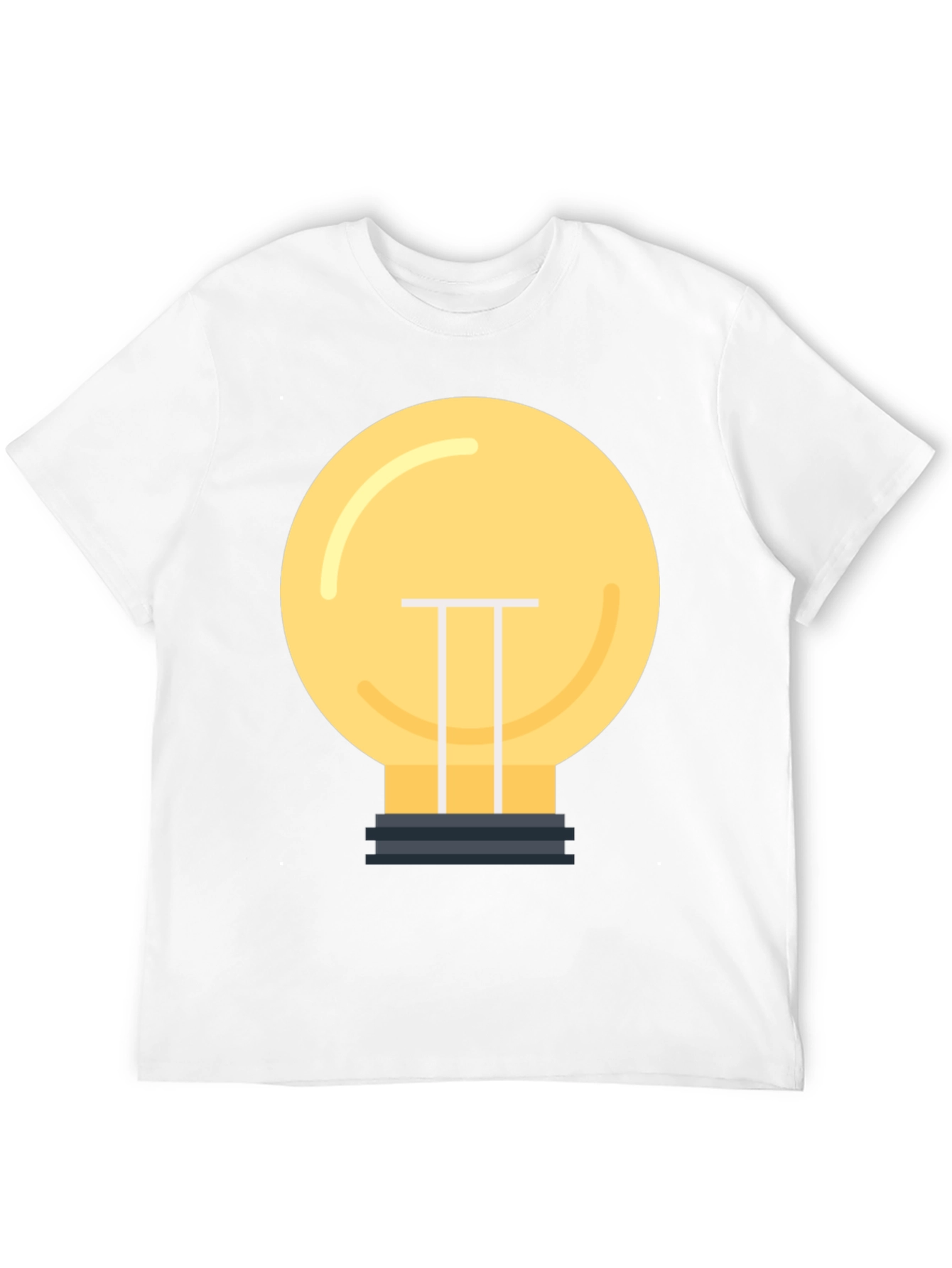 Idea Bulb Graphic T-Shirt - Think Bright!