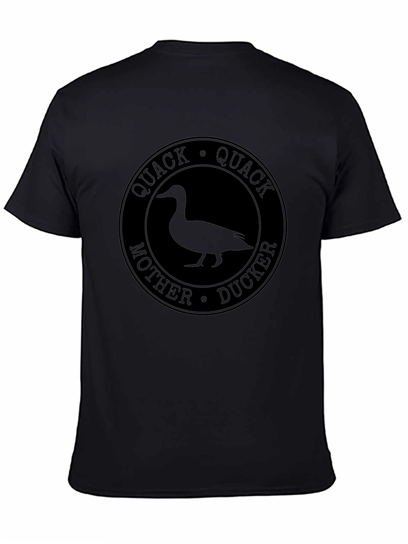 Quack Mother Ducker Black T-Shirt