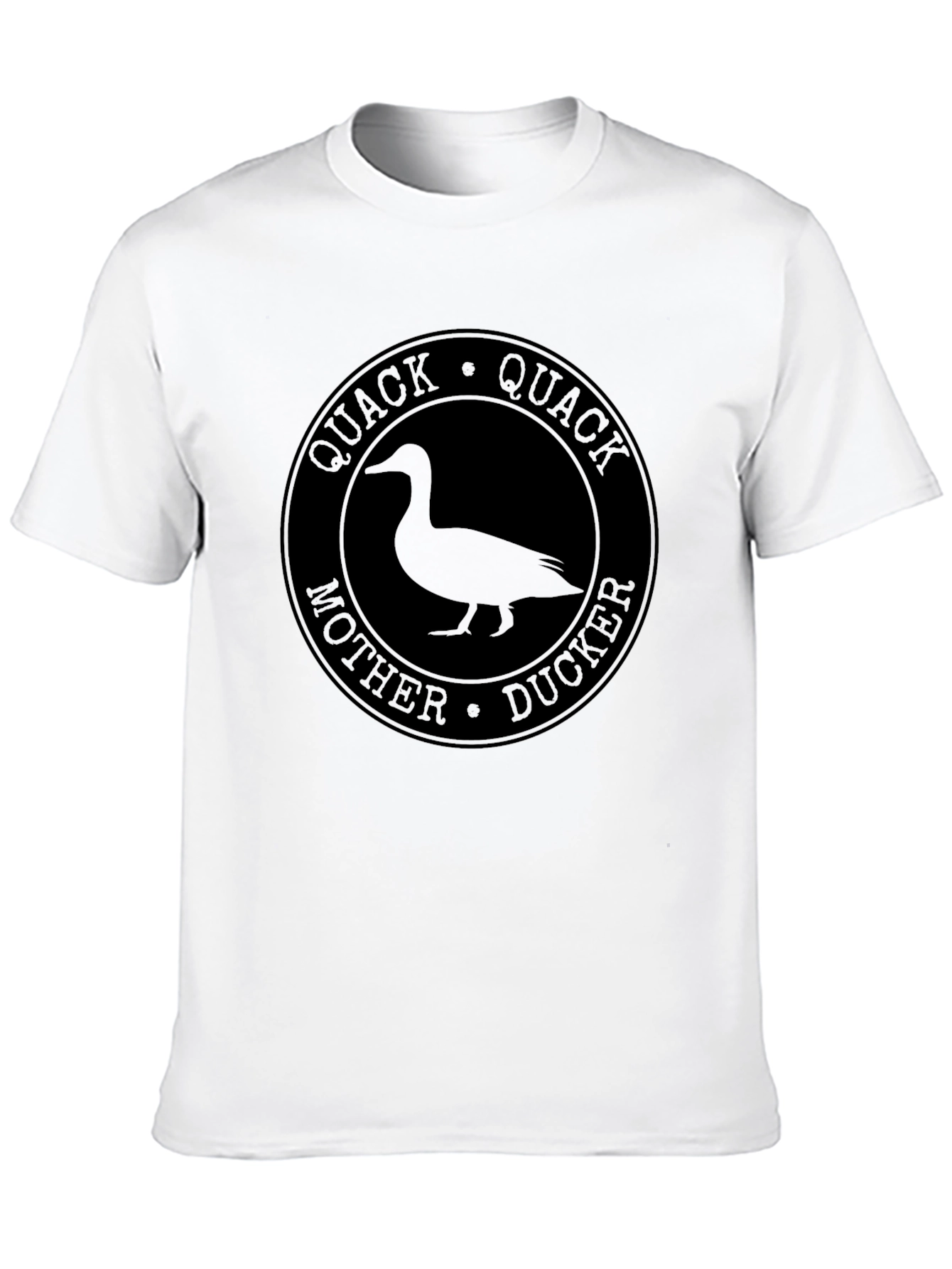 Quack Mother Ducker Black T-Shirt