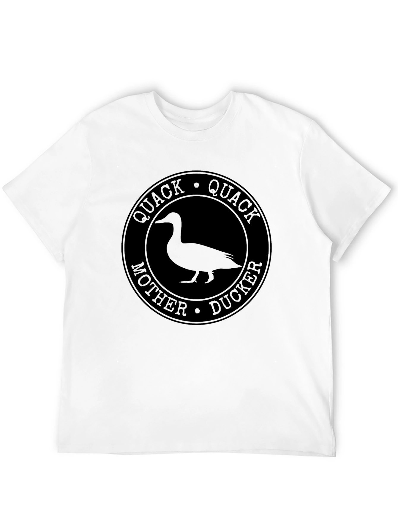 Quack Mother Ducker Black T-Shirt