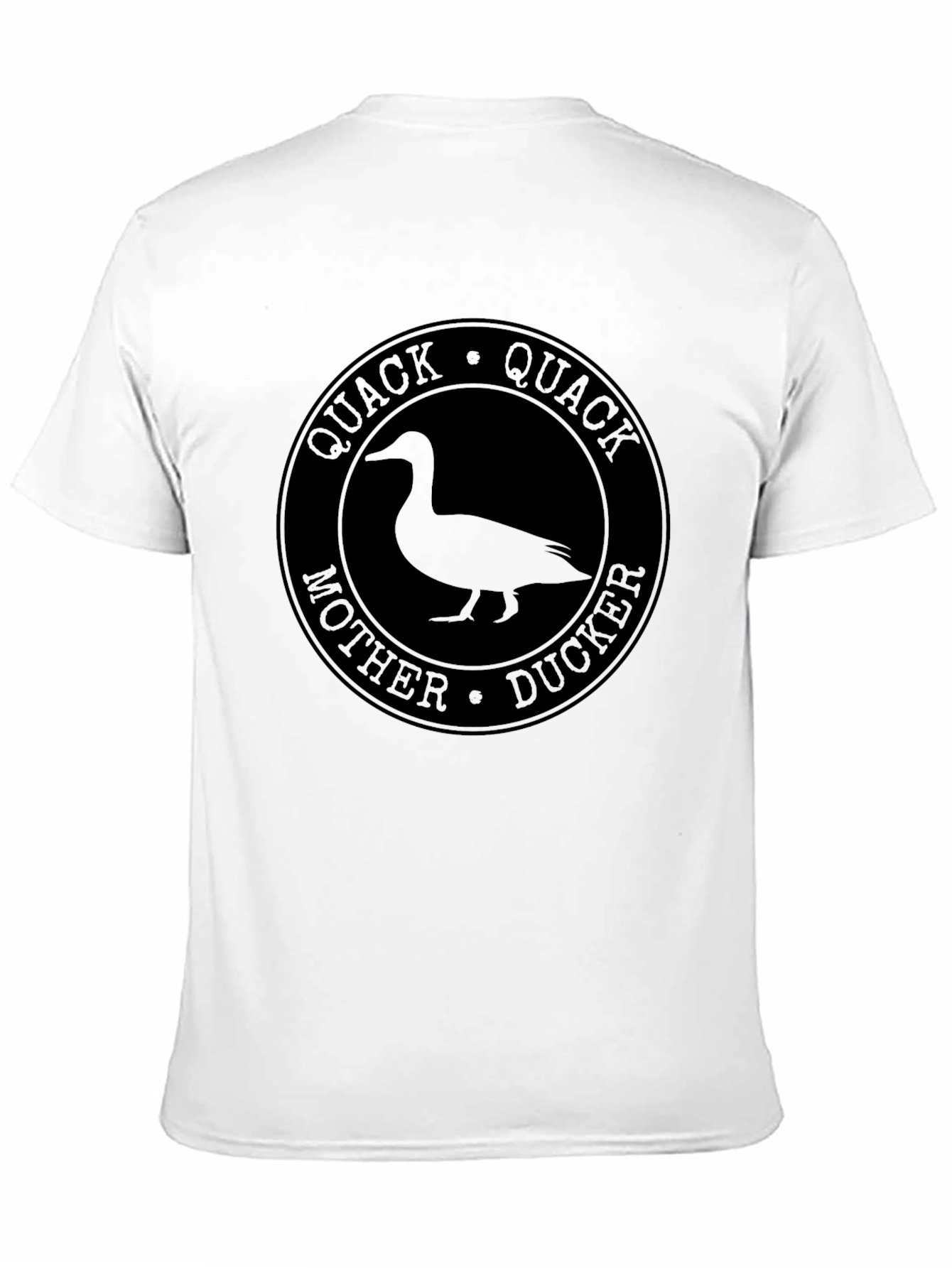 Quack Mother Ducker Black T-Shirt