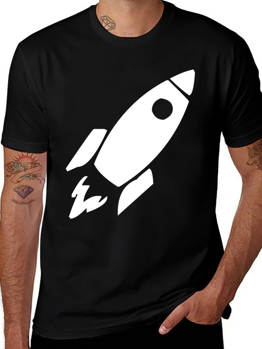 Rocket Graphic T-Shirt - Bold Style Classic Fit