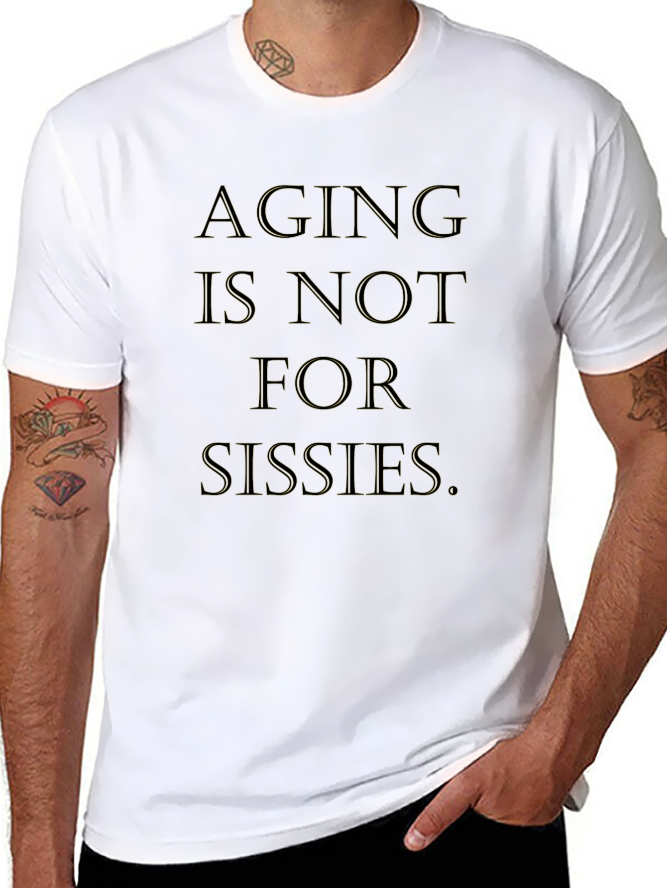 Aging is Not For Sissies Graphic Tee