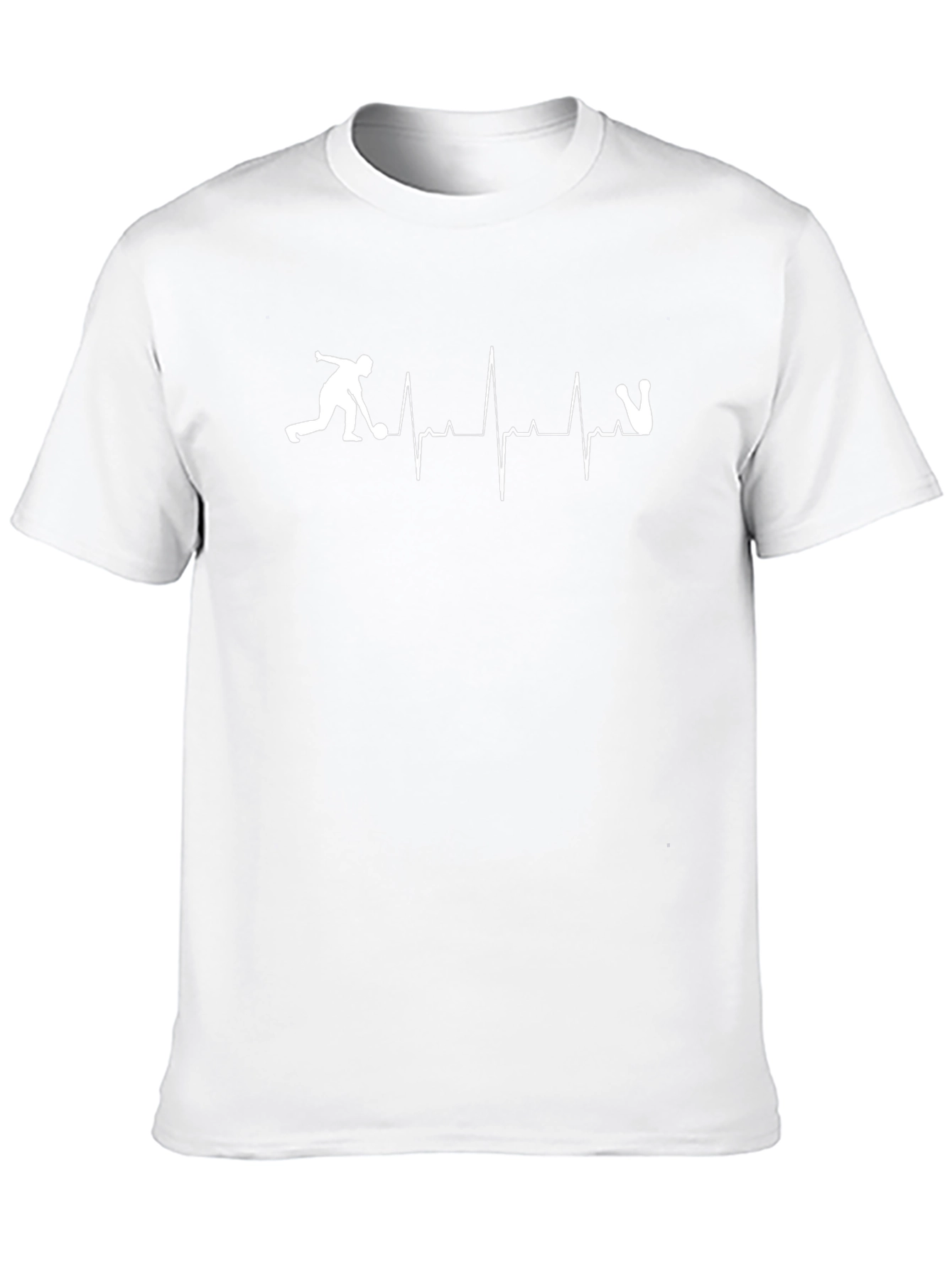 Bowling Heartbeat T-Shirt - Strike a Style!