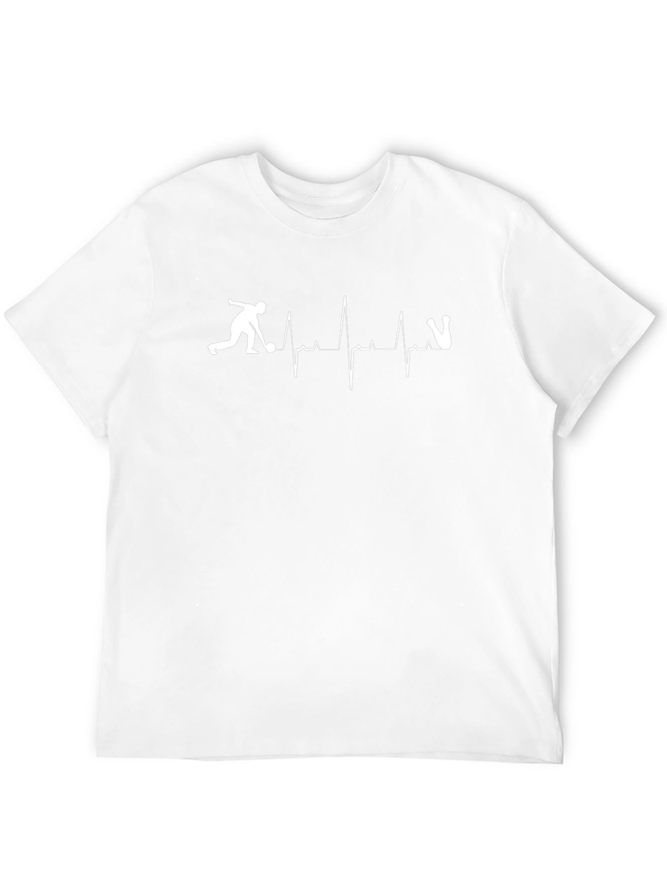 Bowling Heartbeat T-Shirt - Strike a Style!