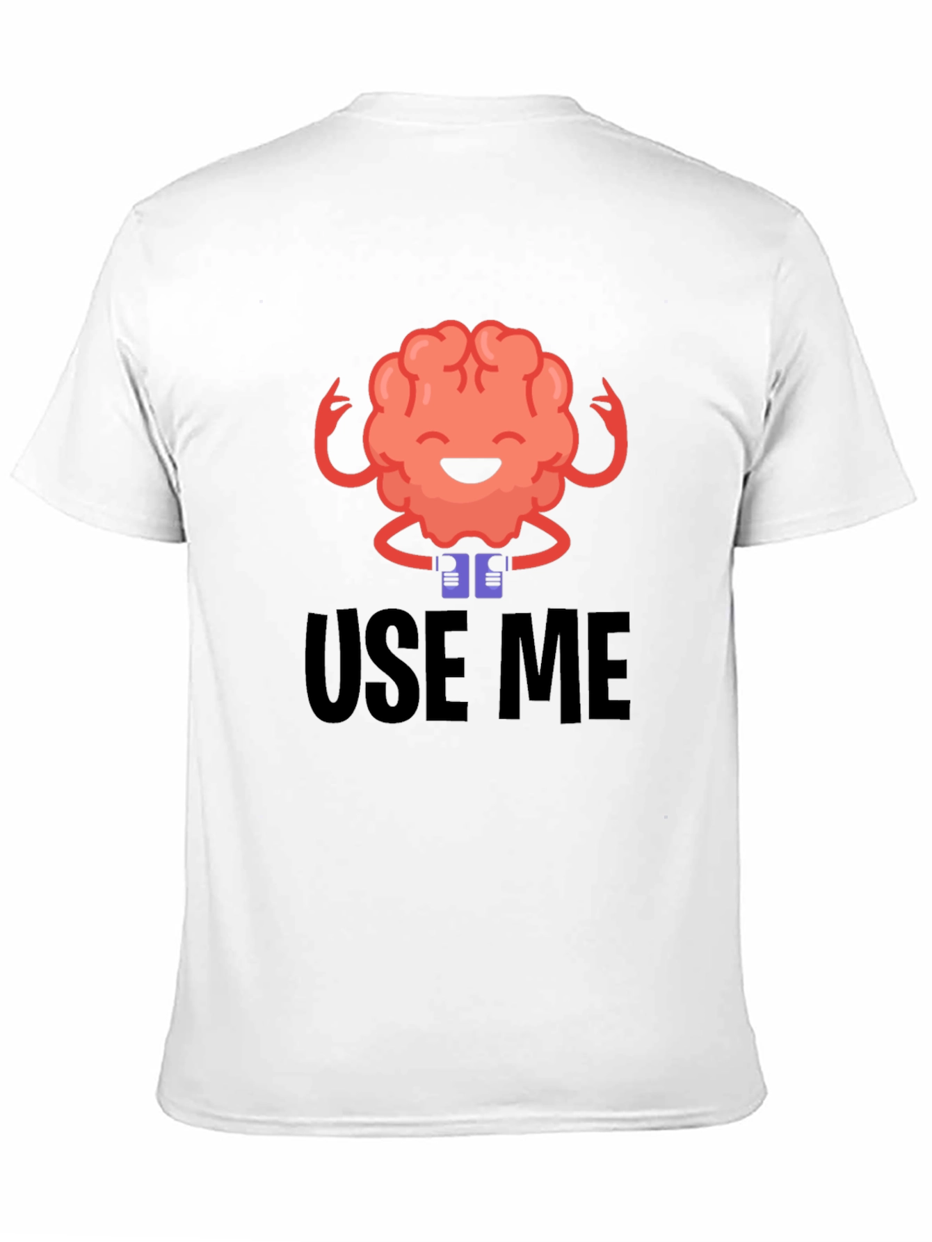 Use Me Brain Graphic Tee - Black T-Shirt
