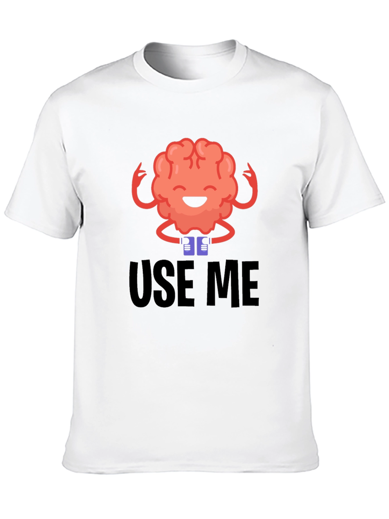 Use Me Brain Graphic Tee - Black T-Shirt