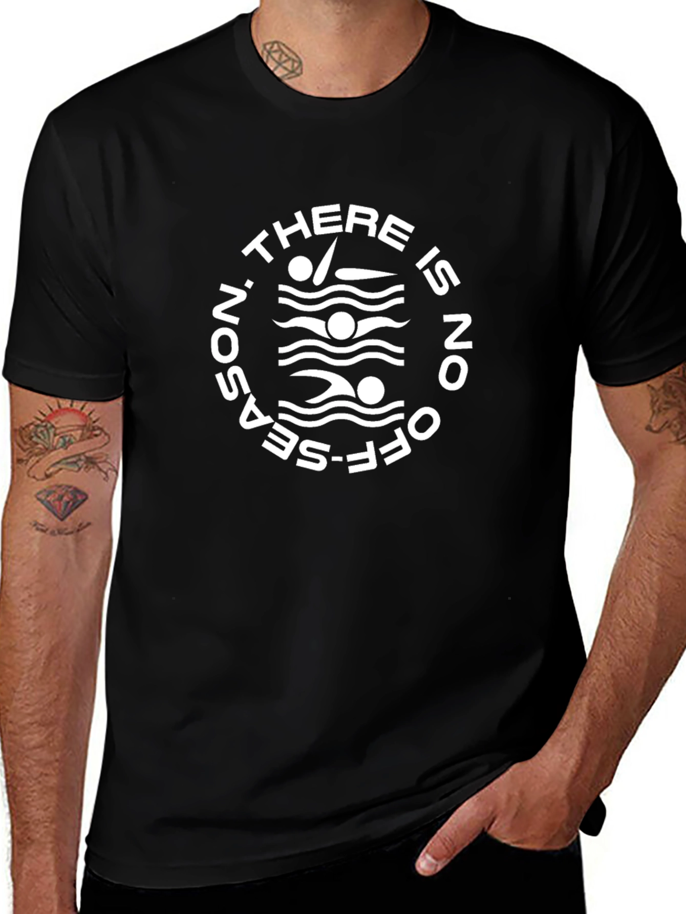 Noosa Off-Season Swimmer Graphic T-Shirt