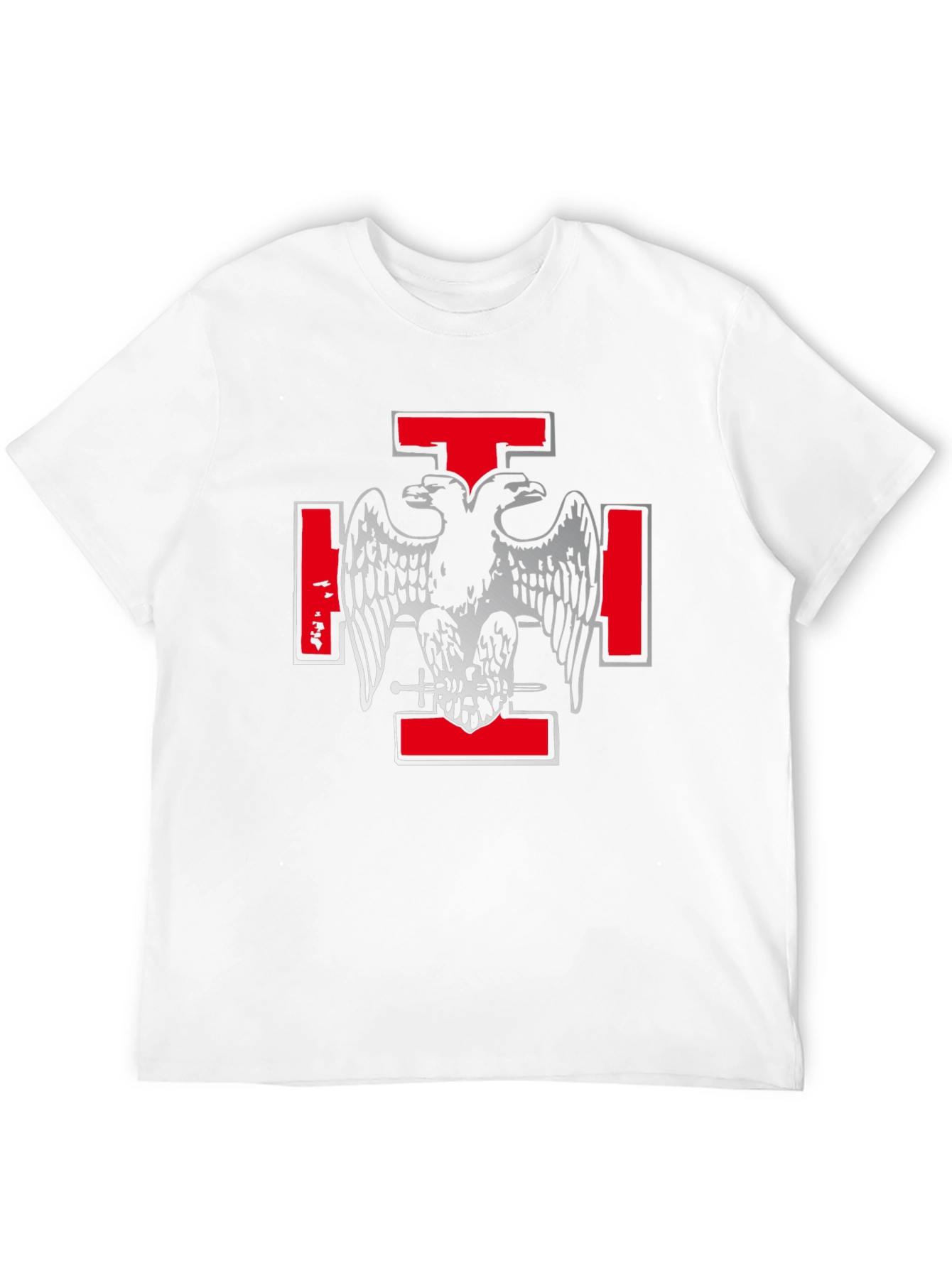 Knights Templar T-Shirt - Double Headed Eagle Design