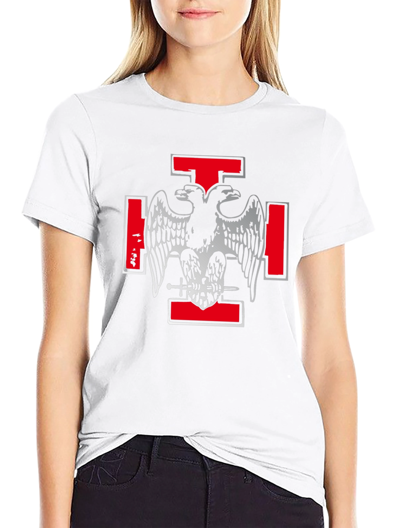 Knights Templar T-Shirt - Double Headed Eagle Design