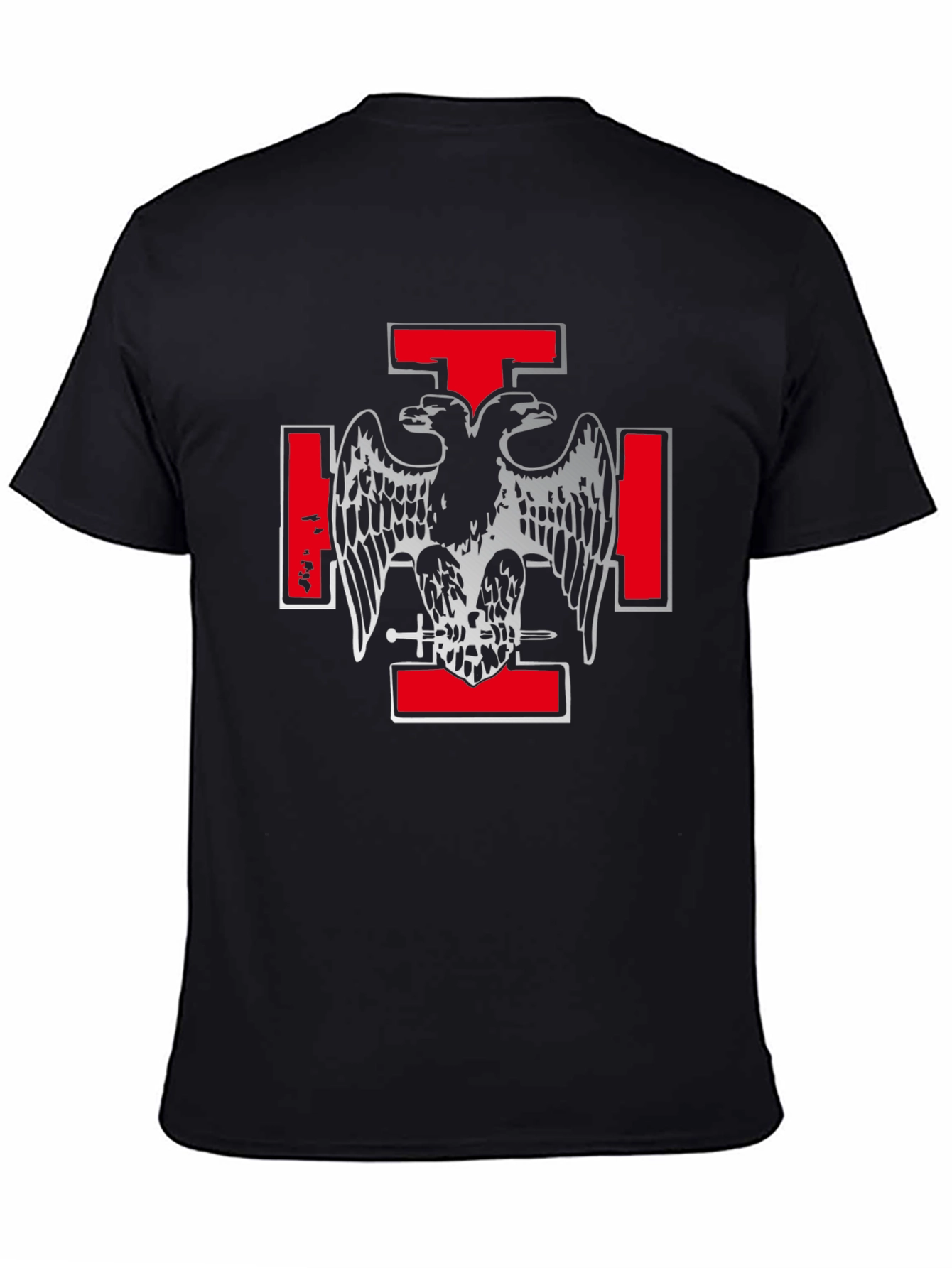 Knights Templar T-Shirt - Double Headed Eagle Design