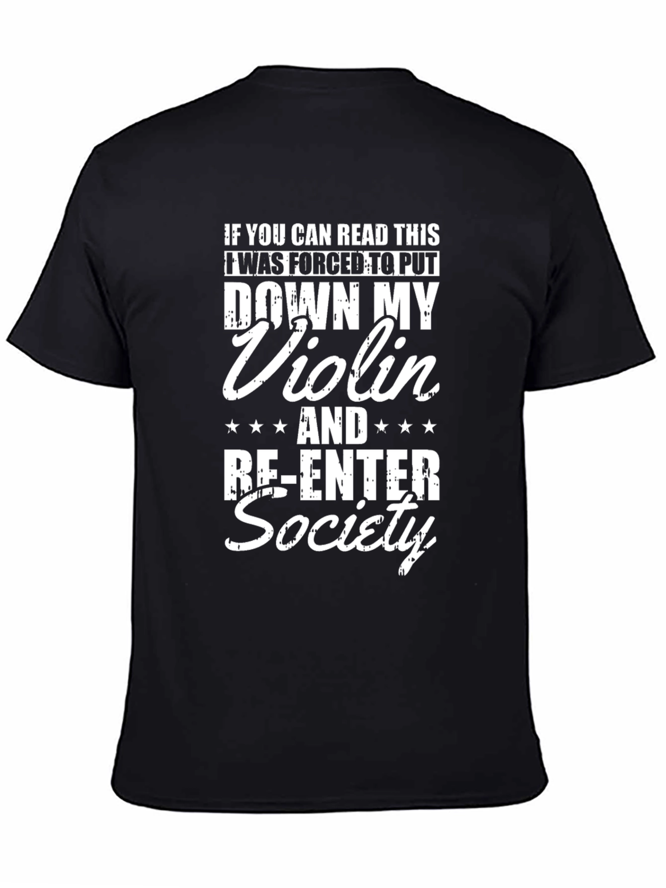 Violin Player Humor T-Shirt