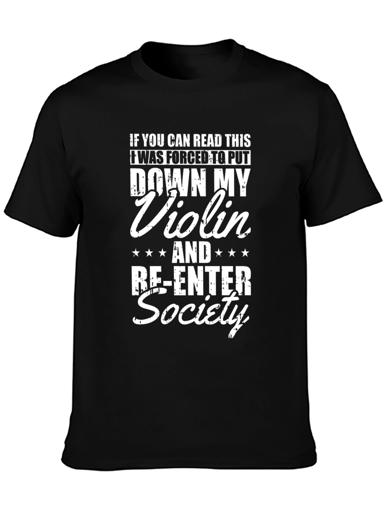 Violin Player Humor T-Shirt