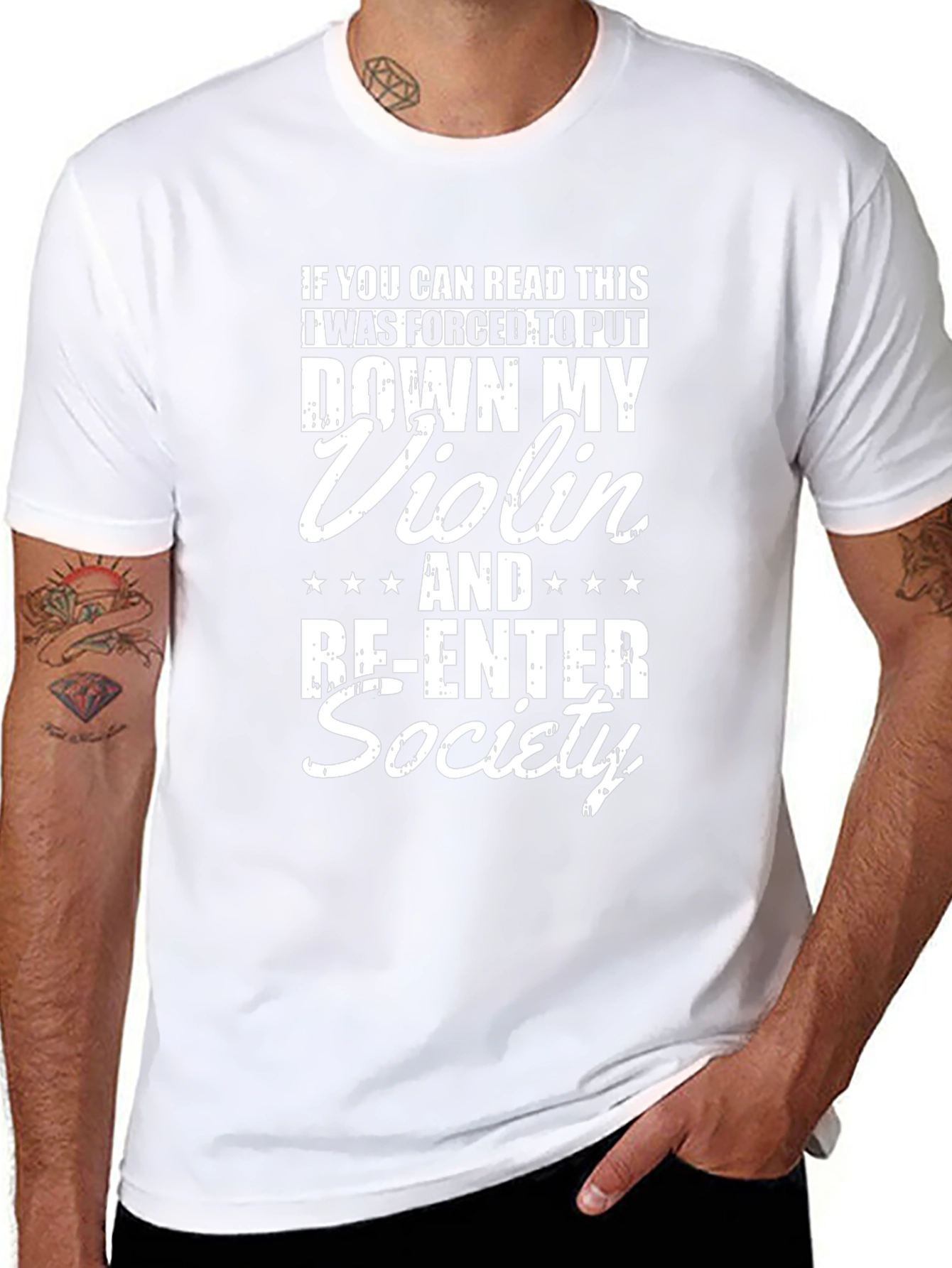 Violin Player Humor T-Shirt