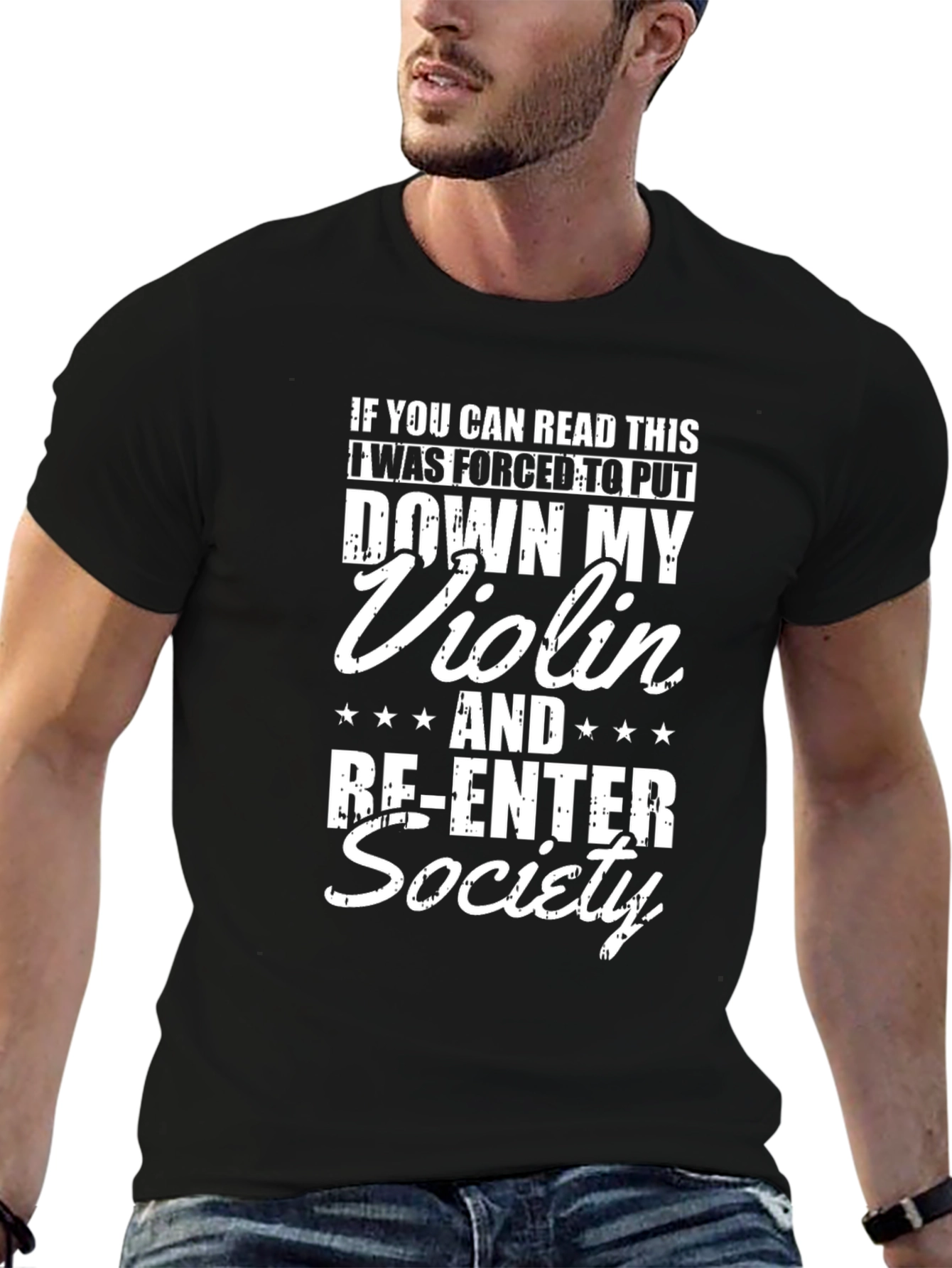 Violin Player Humor T-Shirt