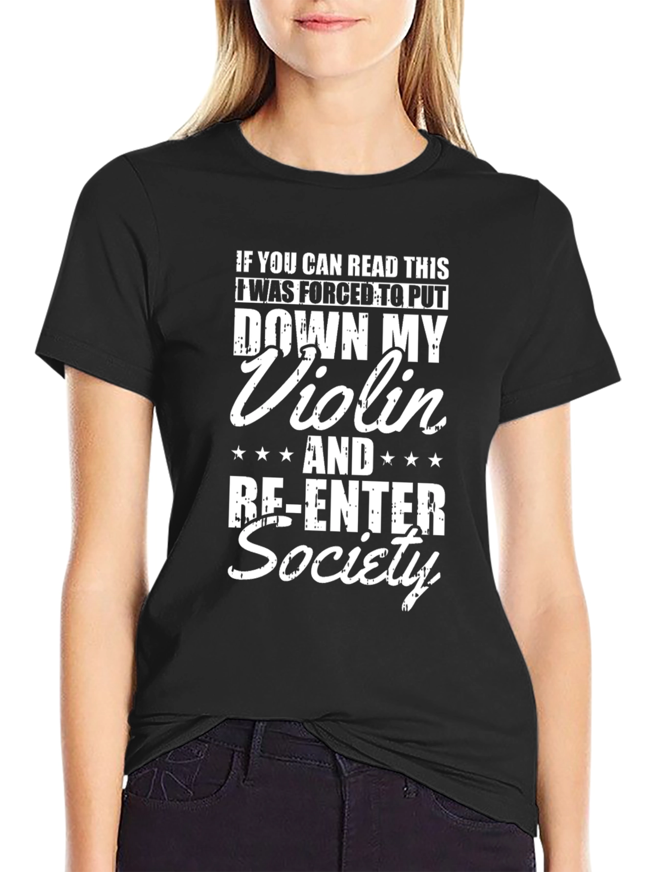 Violin Player Humor T-Shirt