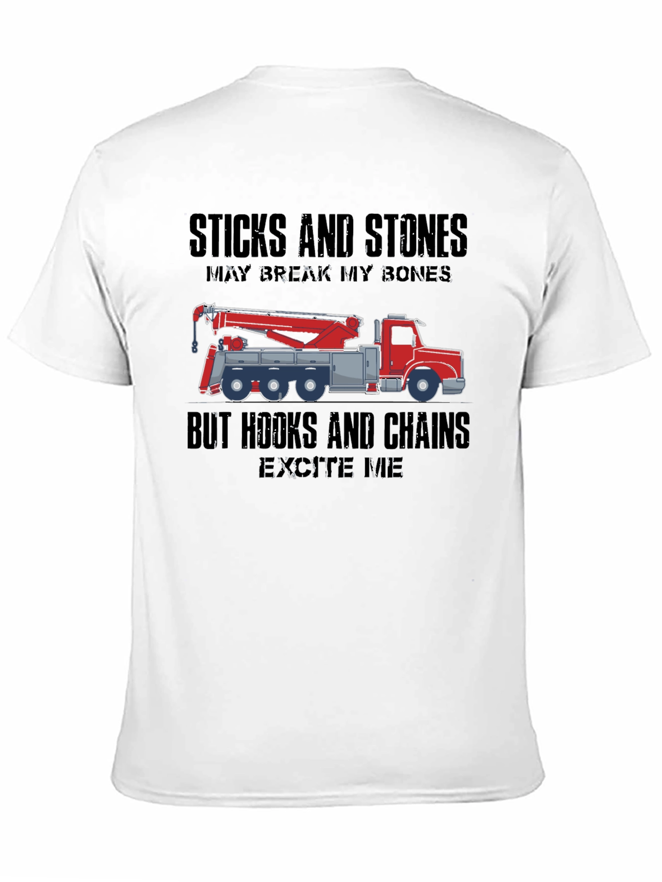 Crane Operator T-Shirt - Hooks & Chains