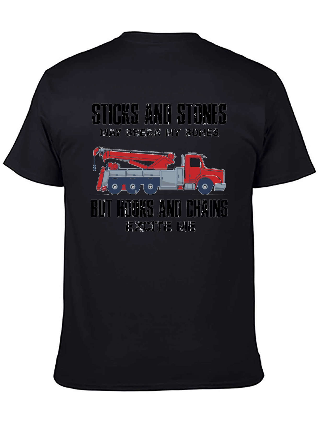 Crane Operator T-Shirt - Hooks & Chains