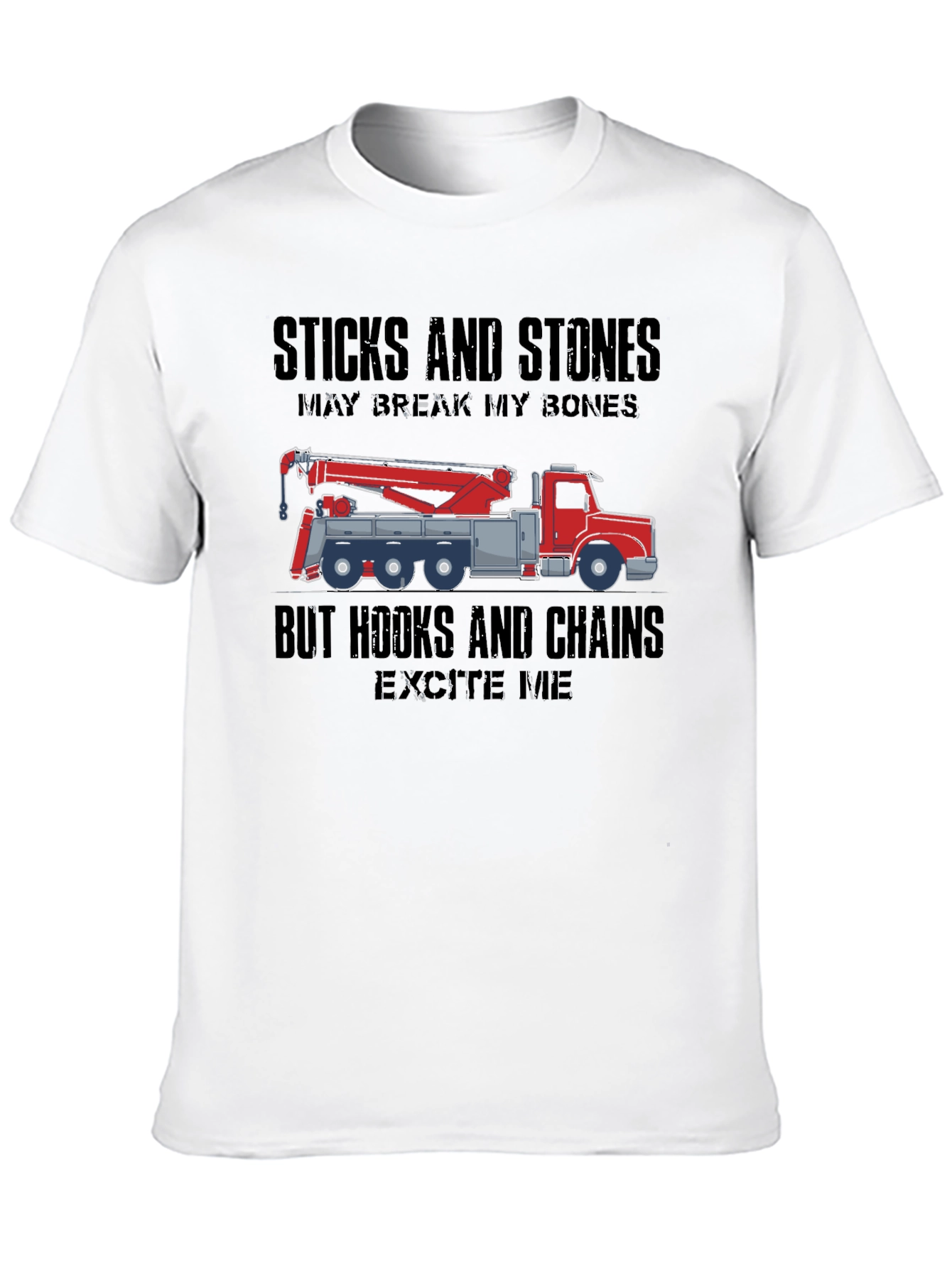 Crane Operator T-Shirt - Hooks & Chains