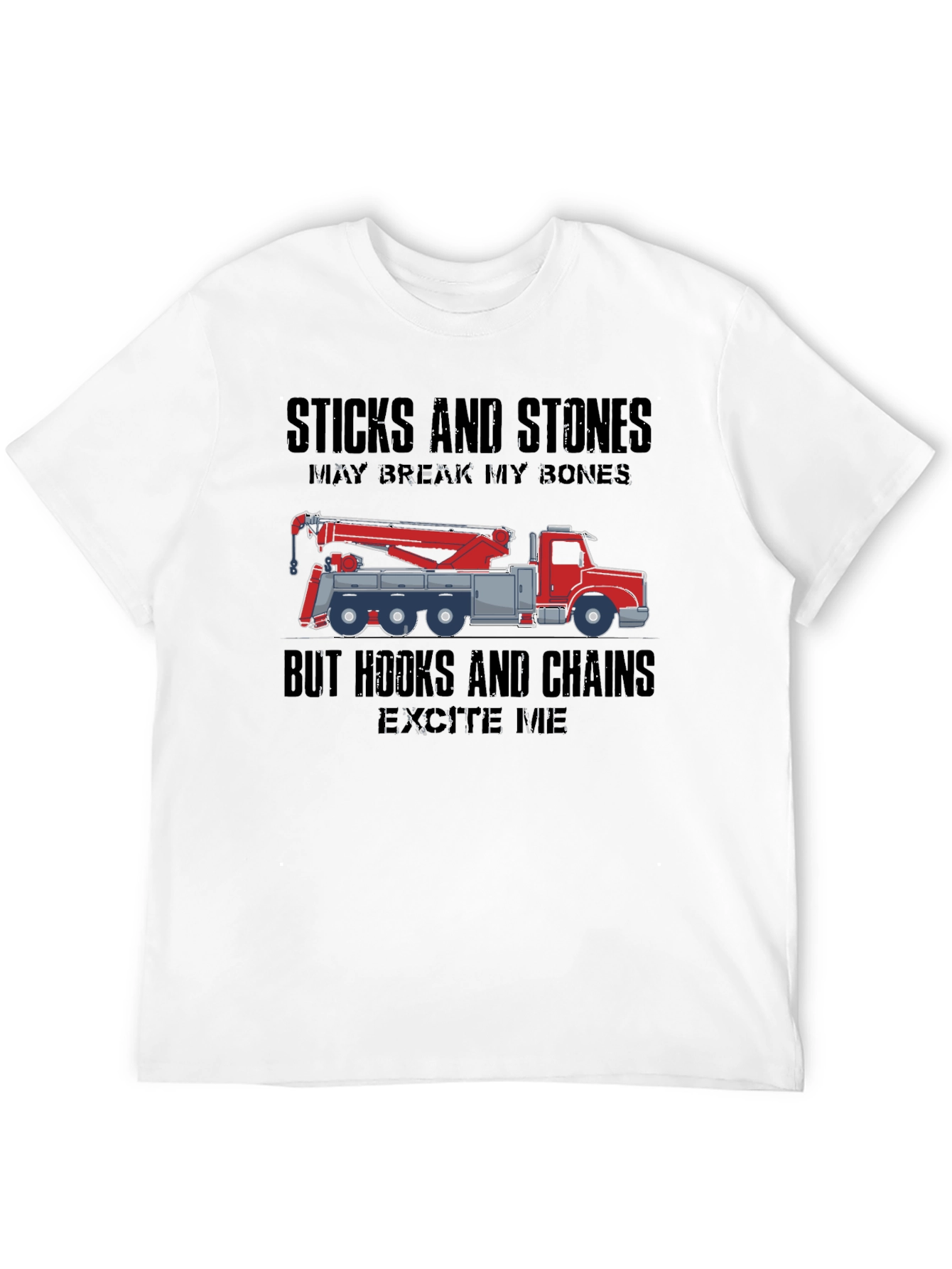 Crane Operator T-Shirt - Hooks & Chains