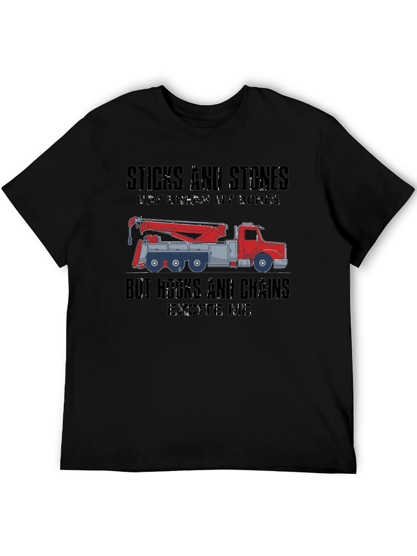 Crane Operator T-Shirt - Hooks & Chains
