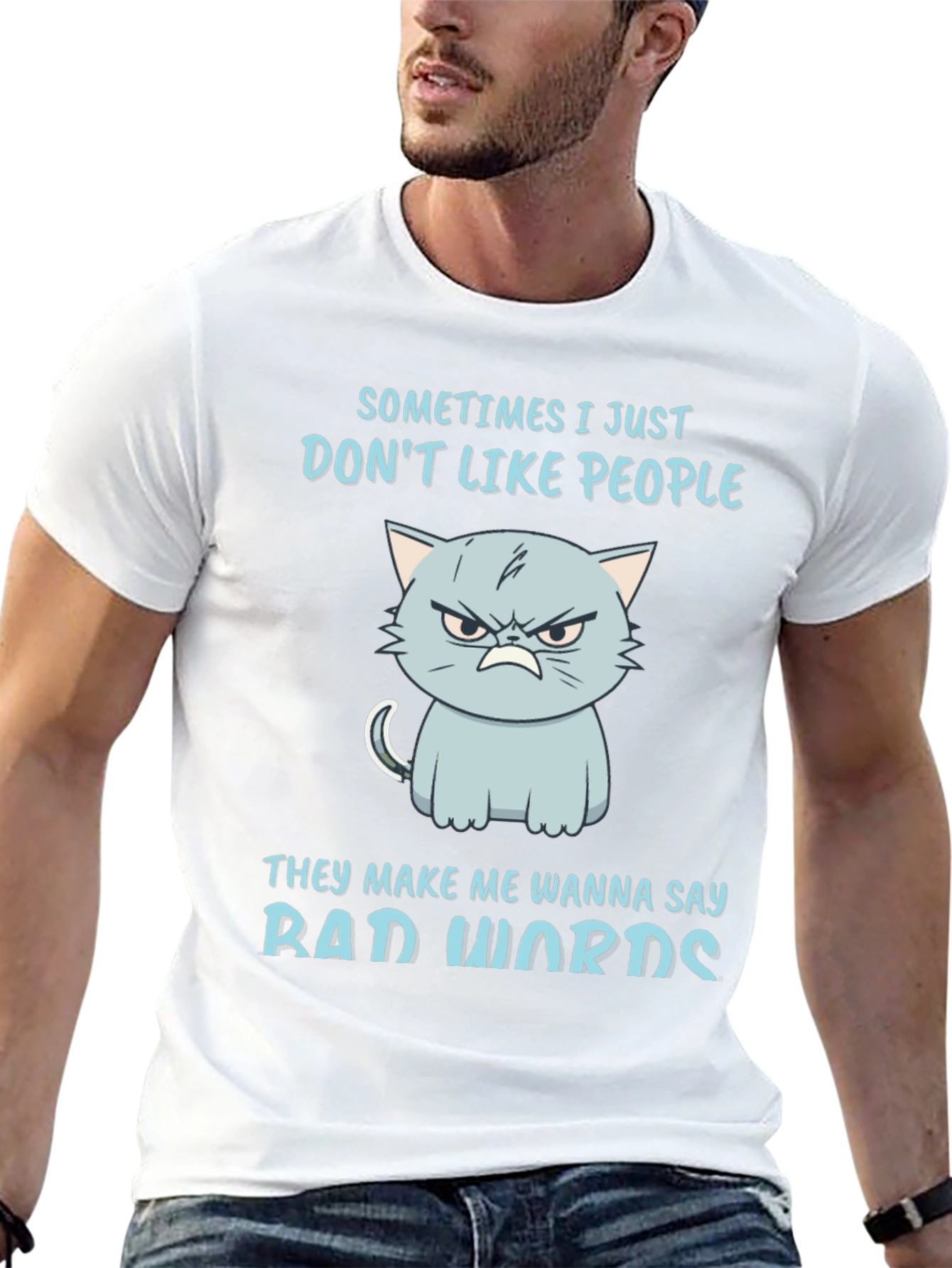 Grumpy Cat T-Shirt - Funny Graphic Tee