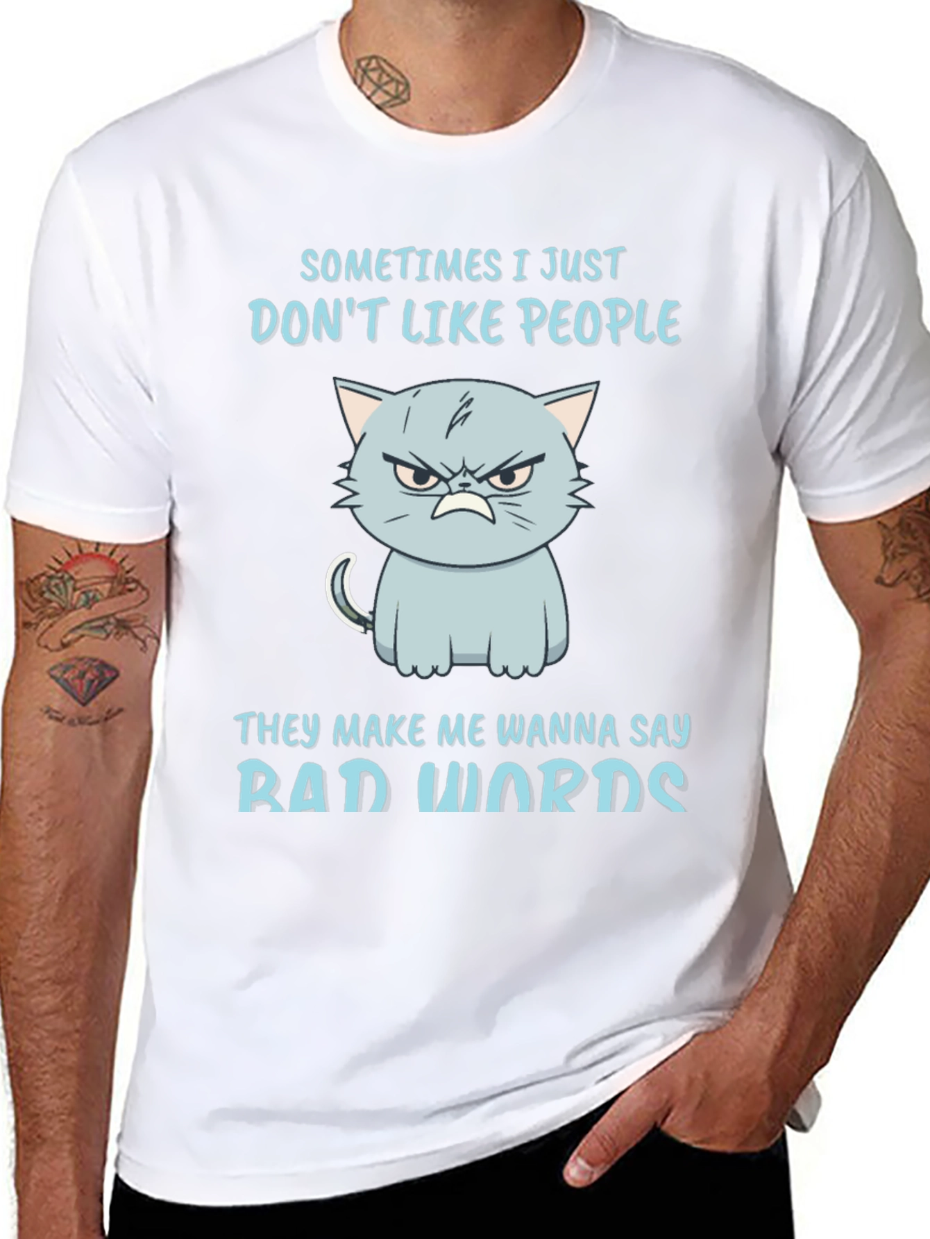 Grumpy Cat T-Shirt - Funny Graphic Tee