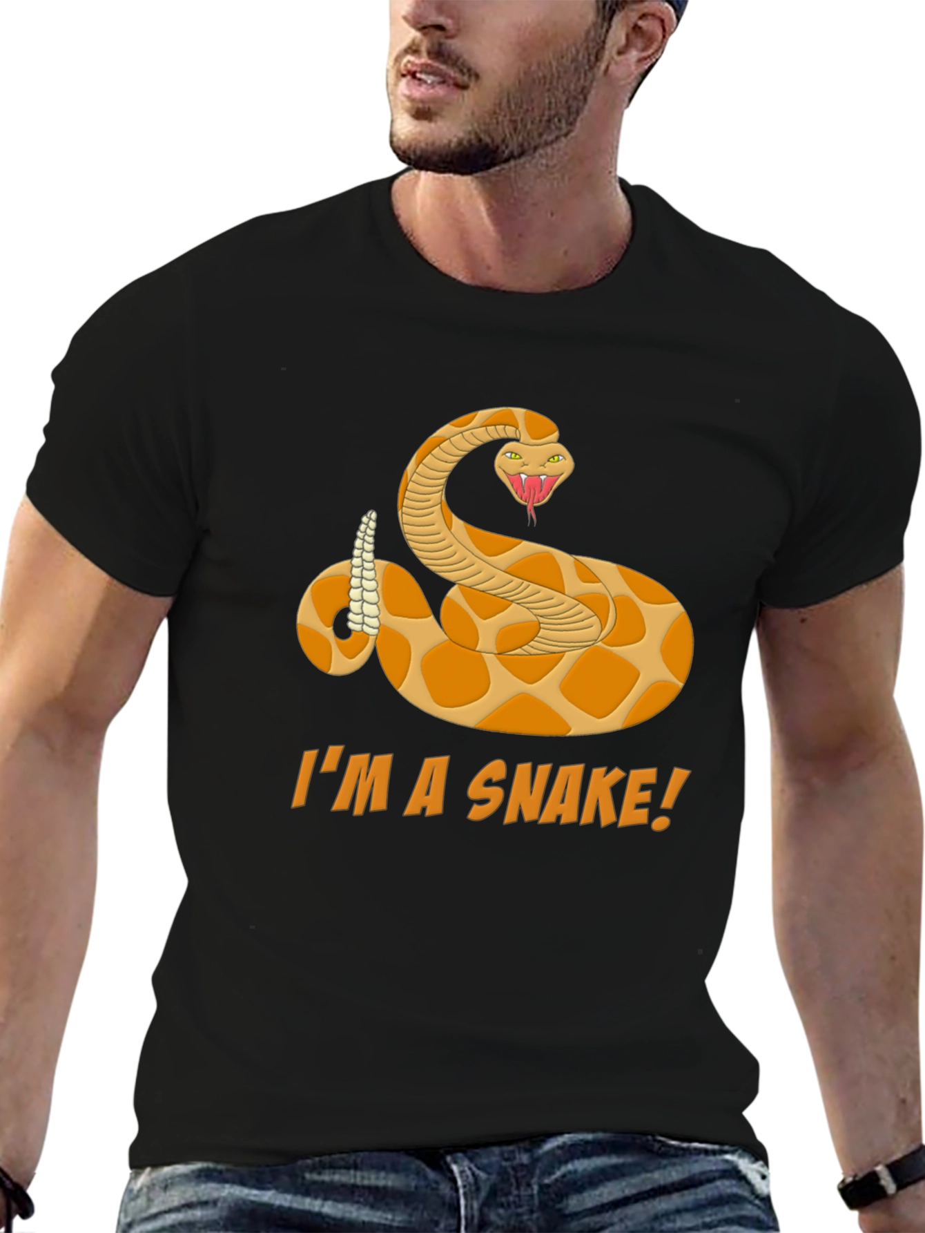 Im a Snake T-Shirt Funny Graphic Tee