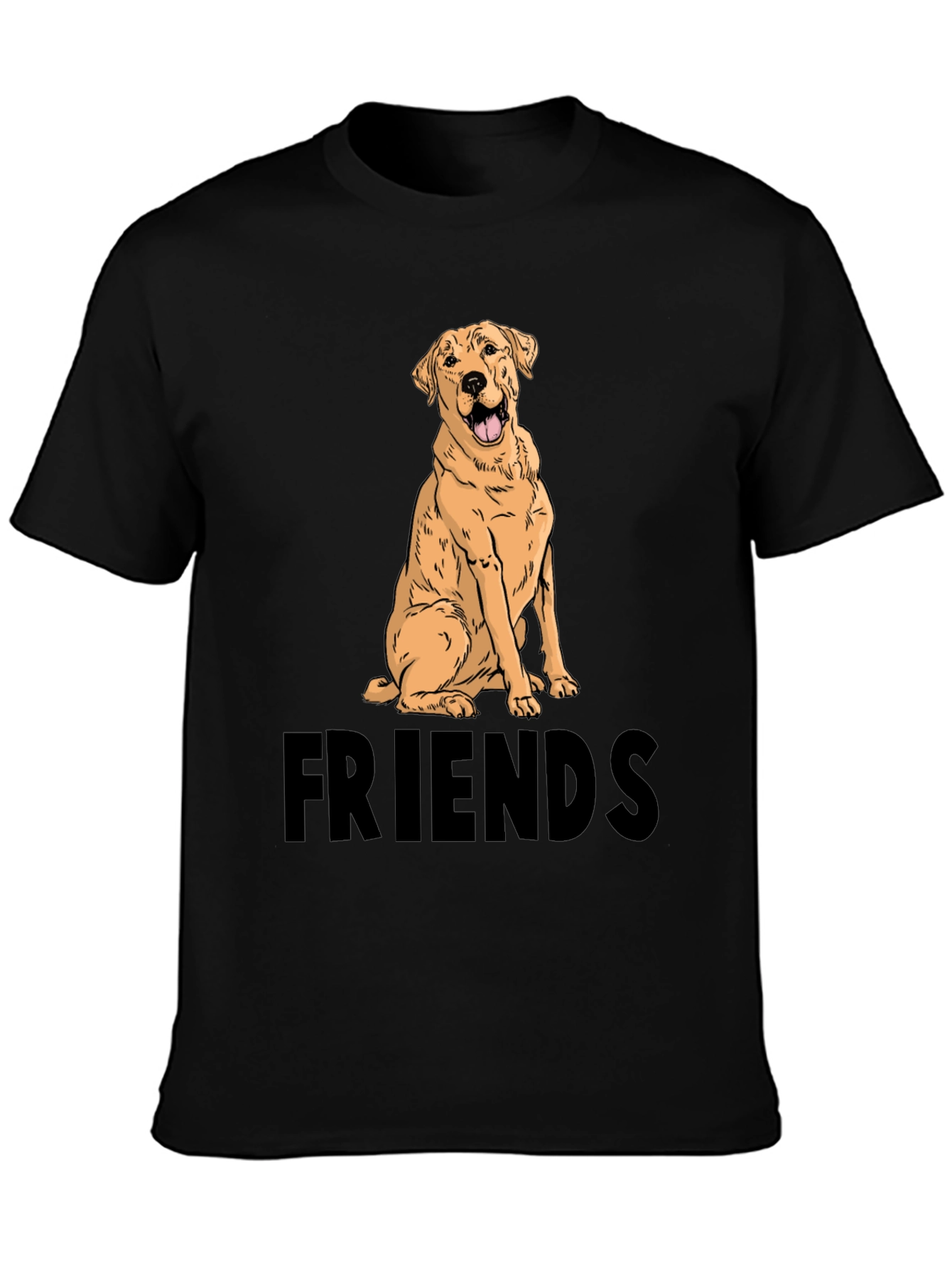 Dog Lover T-Shirt: Labrador Friends Graphic Tee