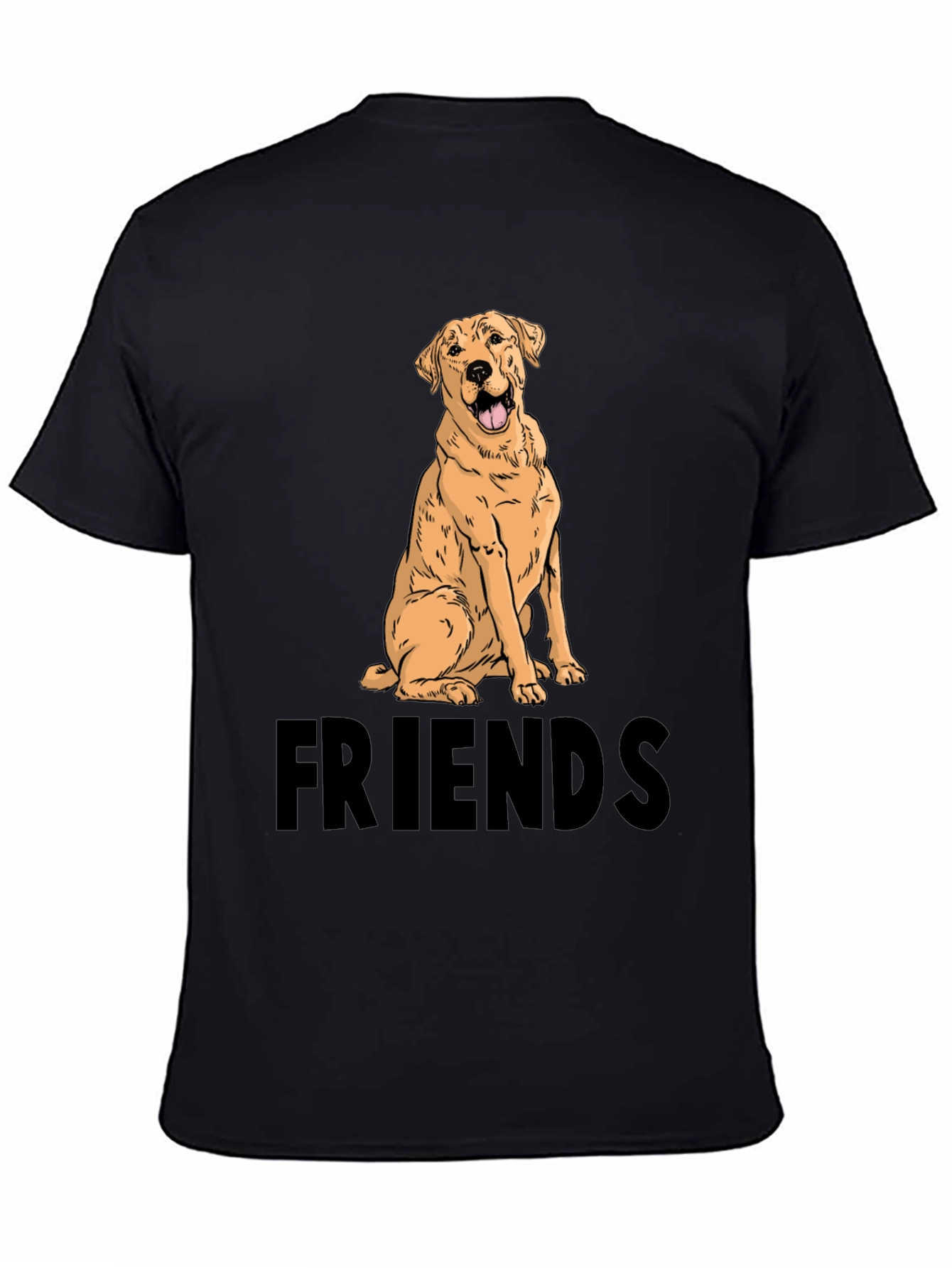 Dog Lover T-Shirt: Labrador Friends Graphic Tee