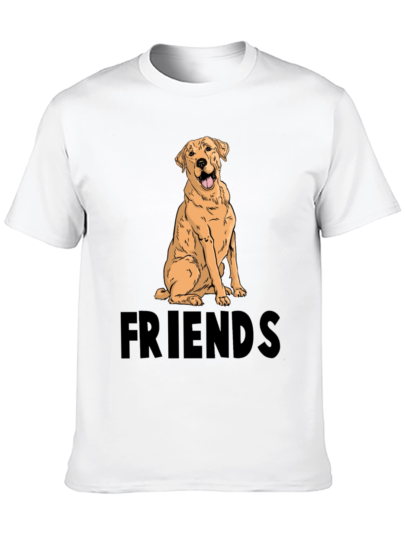 Dog Lover T-Shirt: Labrador Friends Graphic Tee