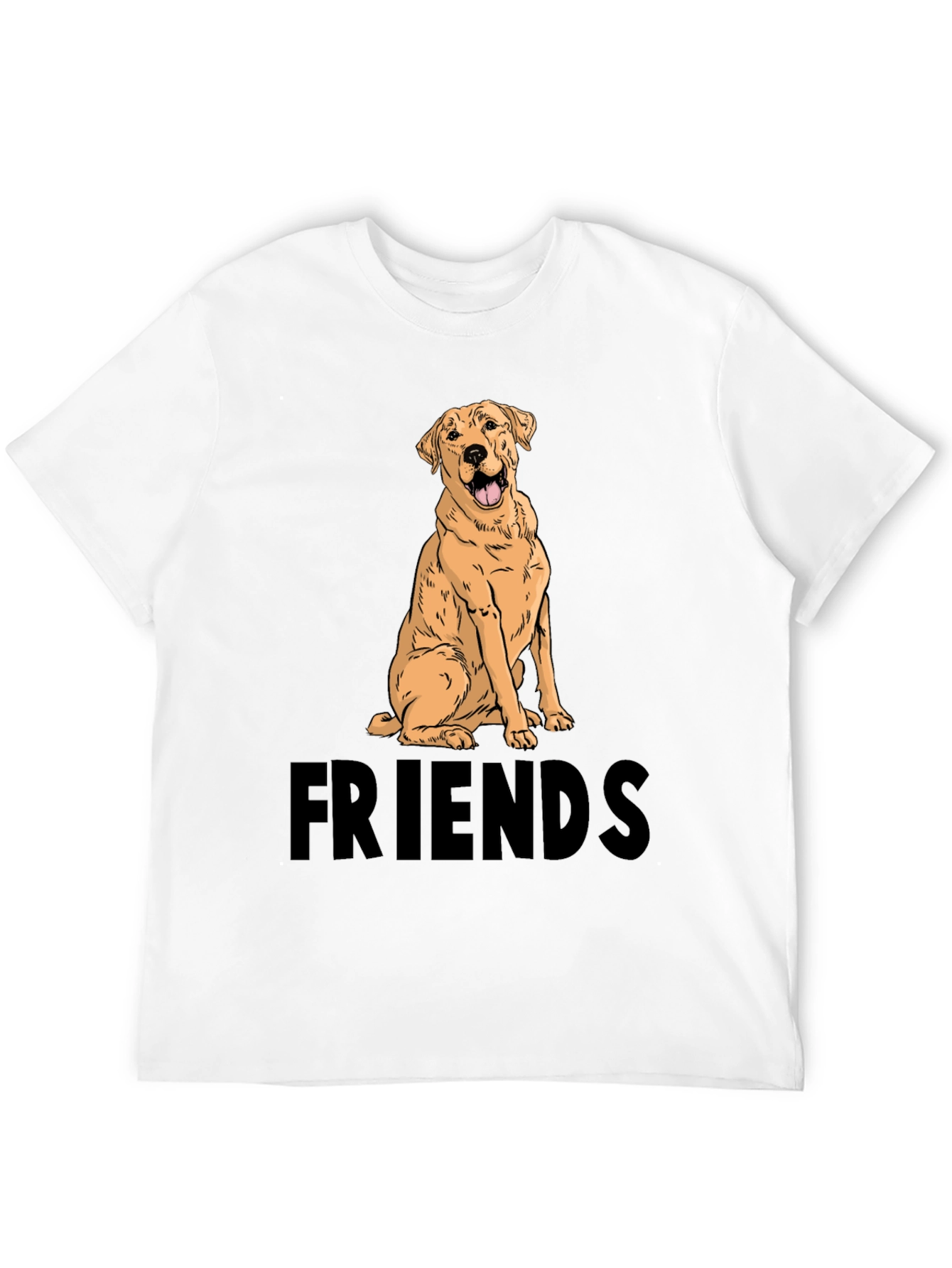 Dog Lover T-Shirt: Labrador Friends Graphic Tee