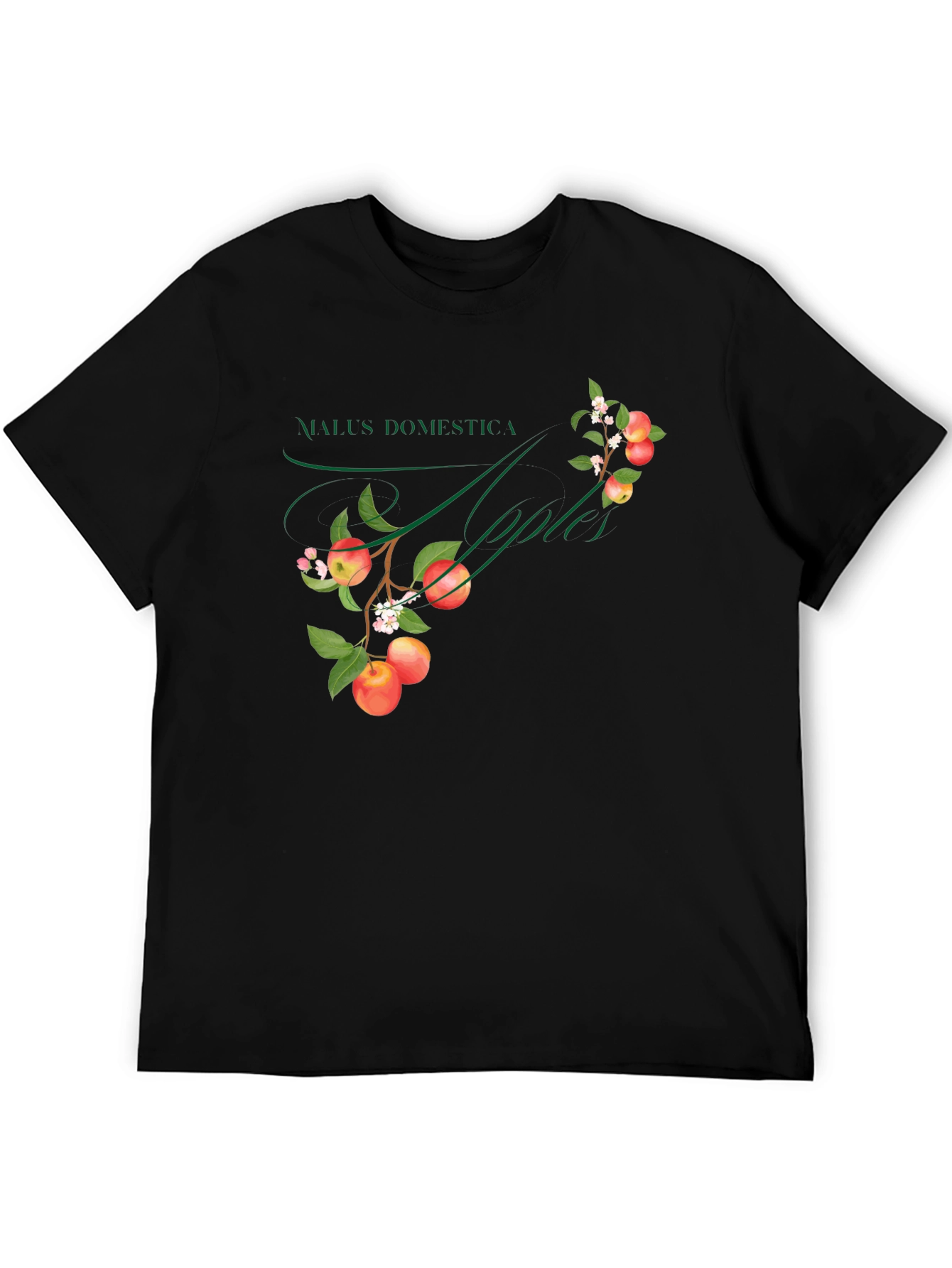 Botanical Apple Tree Graphic T-Shirt